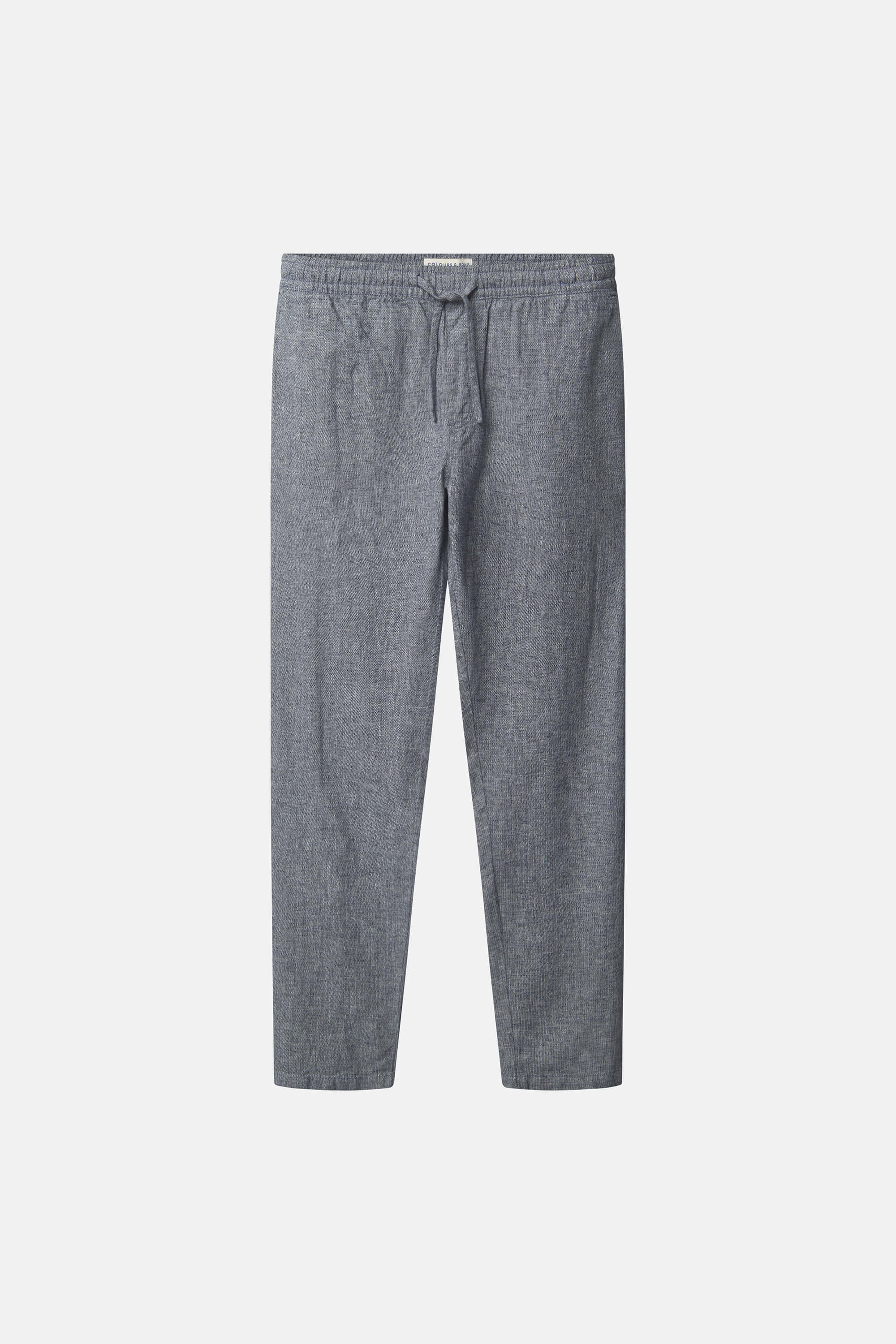 Hose Leinen Blend River Twill