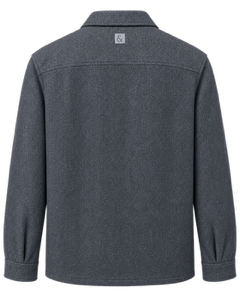 Overshirt Fischgrätenmuster - Anthrazit