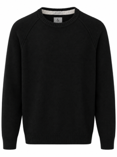 Pullover Lammwolle - Black