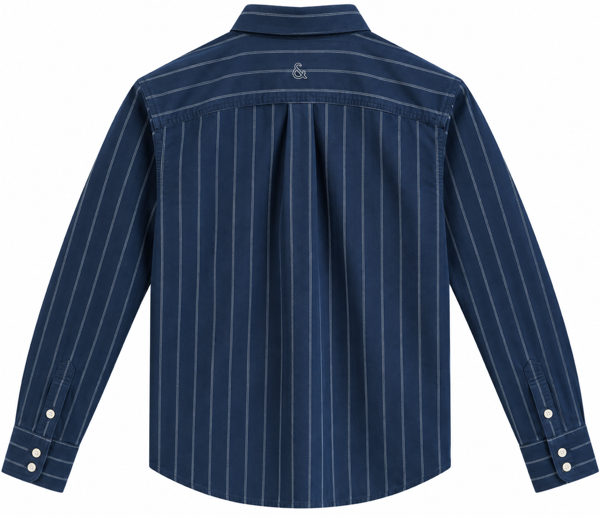 Twill Hemd - Navy Stripes