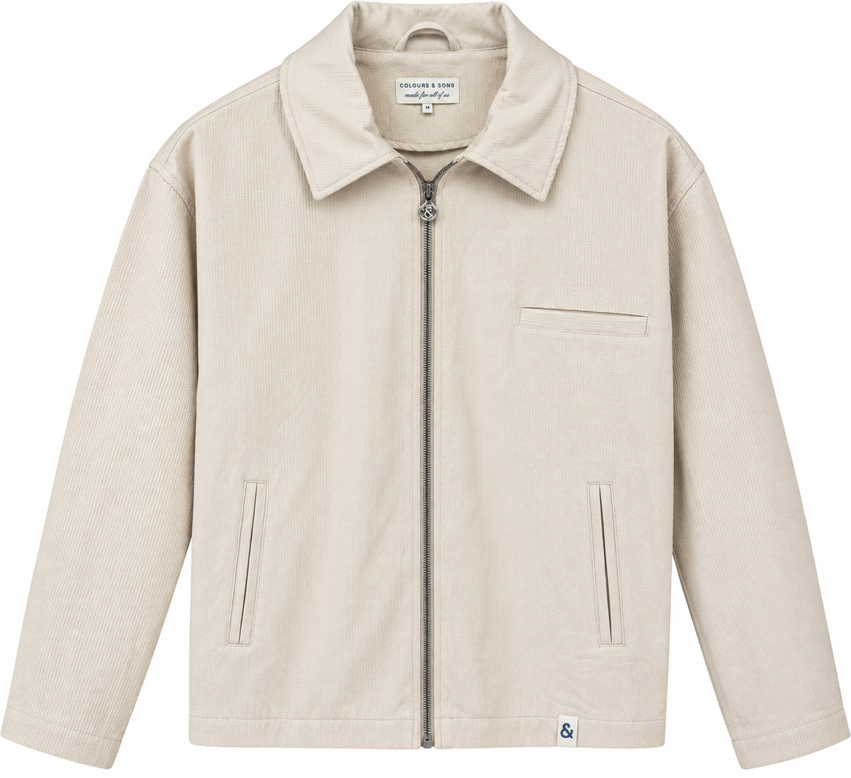 Seersucker Overshirt - Offwhite