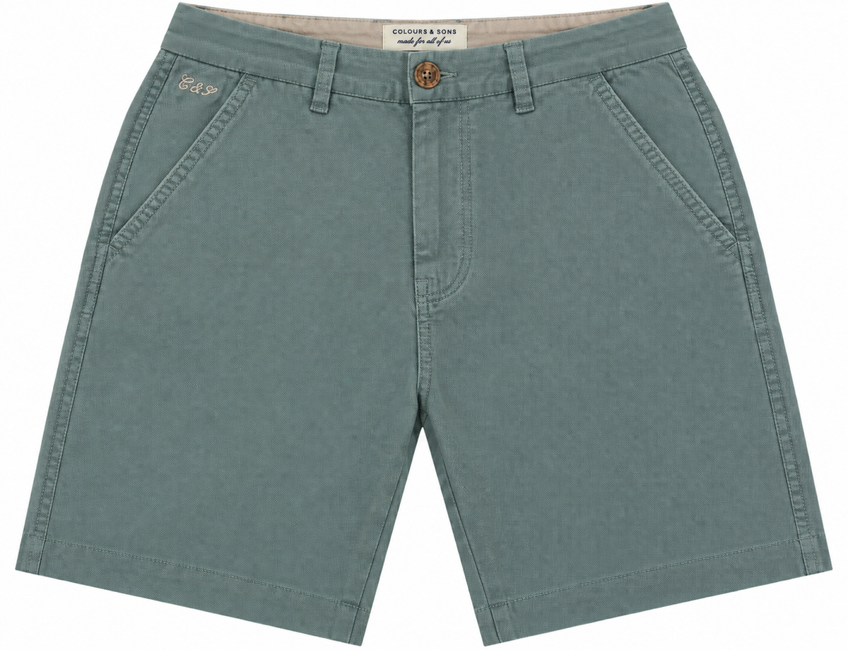 Shorts Dobby -Sage