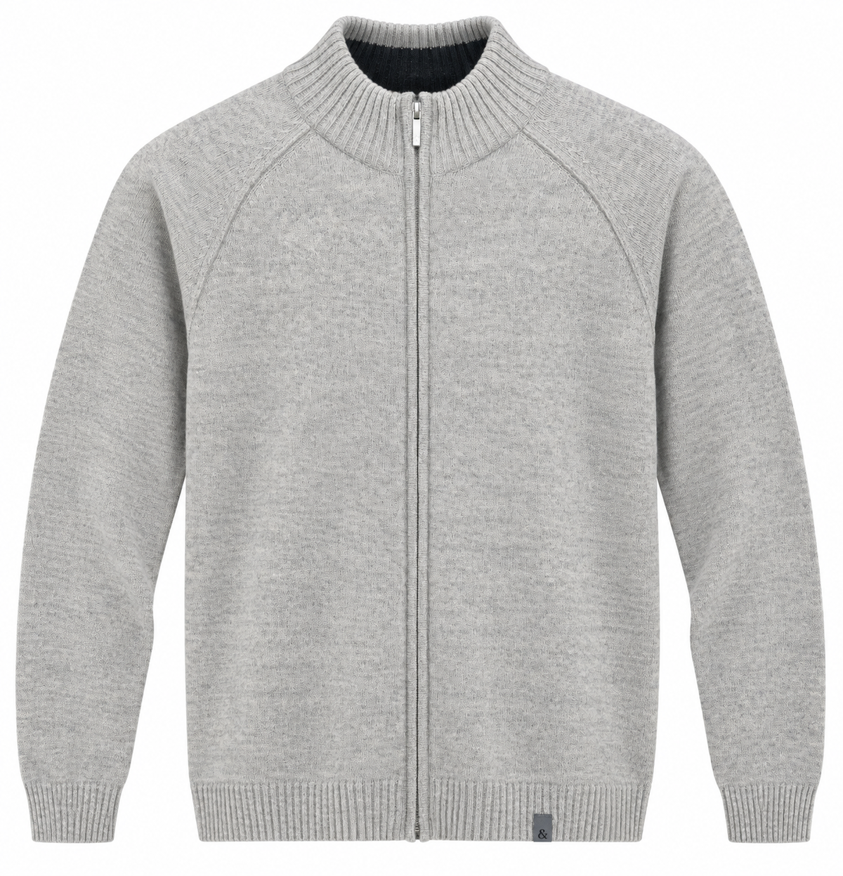Zip Cardigan - Silver