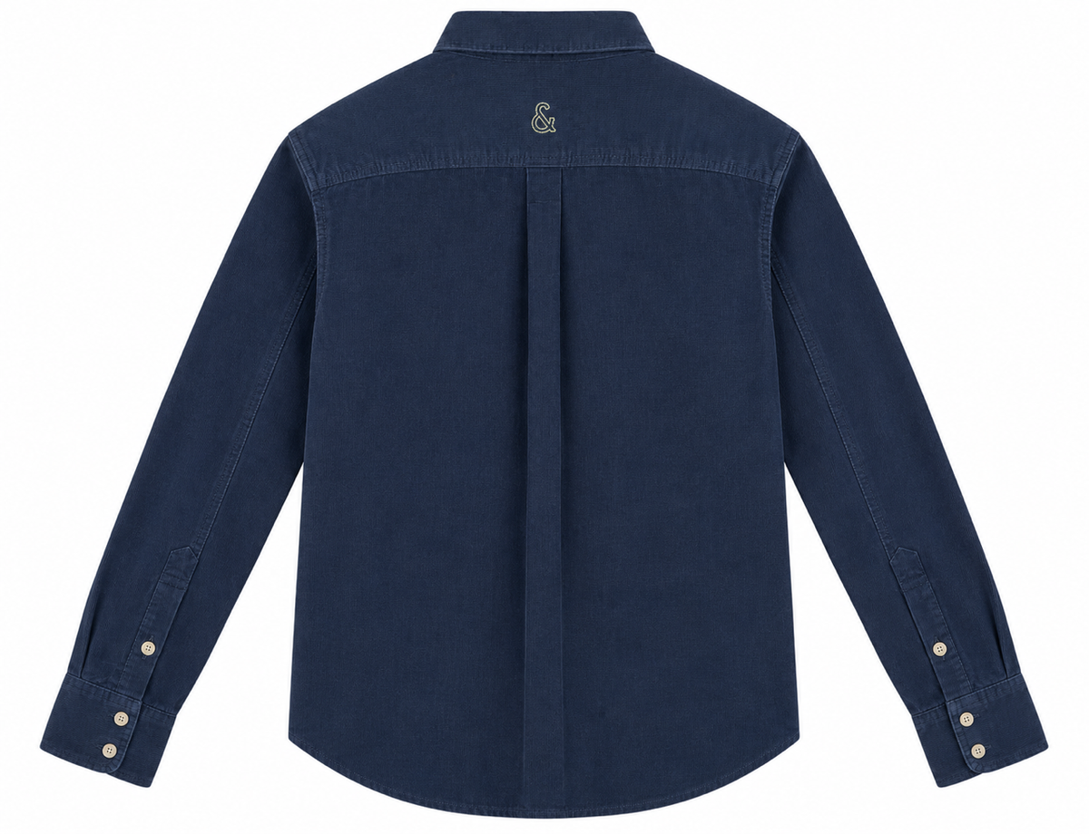 Cord Hemd - Navy