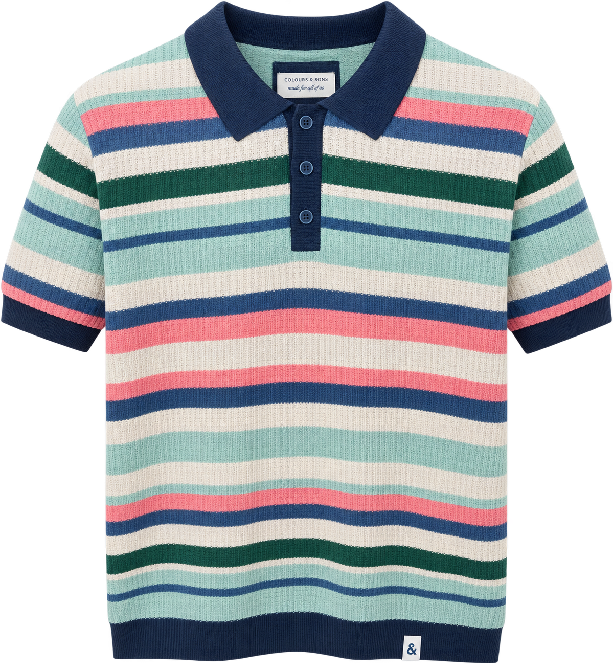 Strickpolo - Stripes