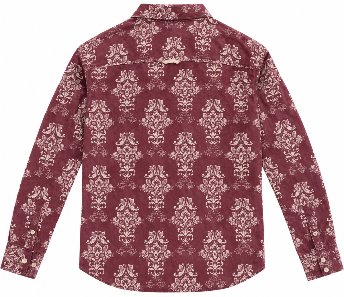 Hemd gemustert - Mauve Ornament