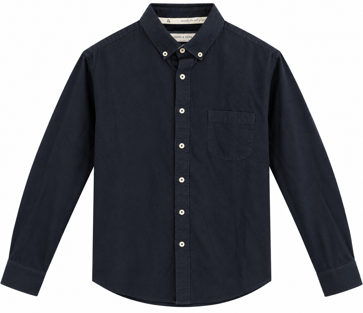 Hemd Twill Basic - Black