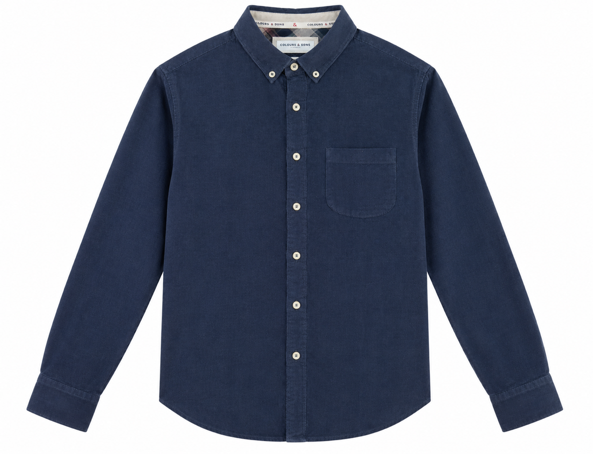 Cord Hemd - Navy