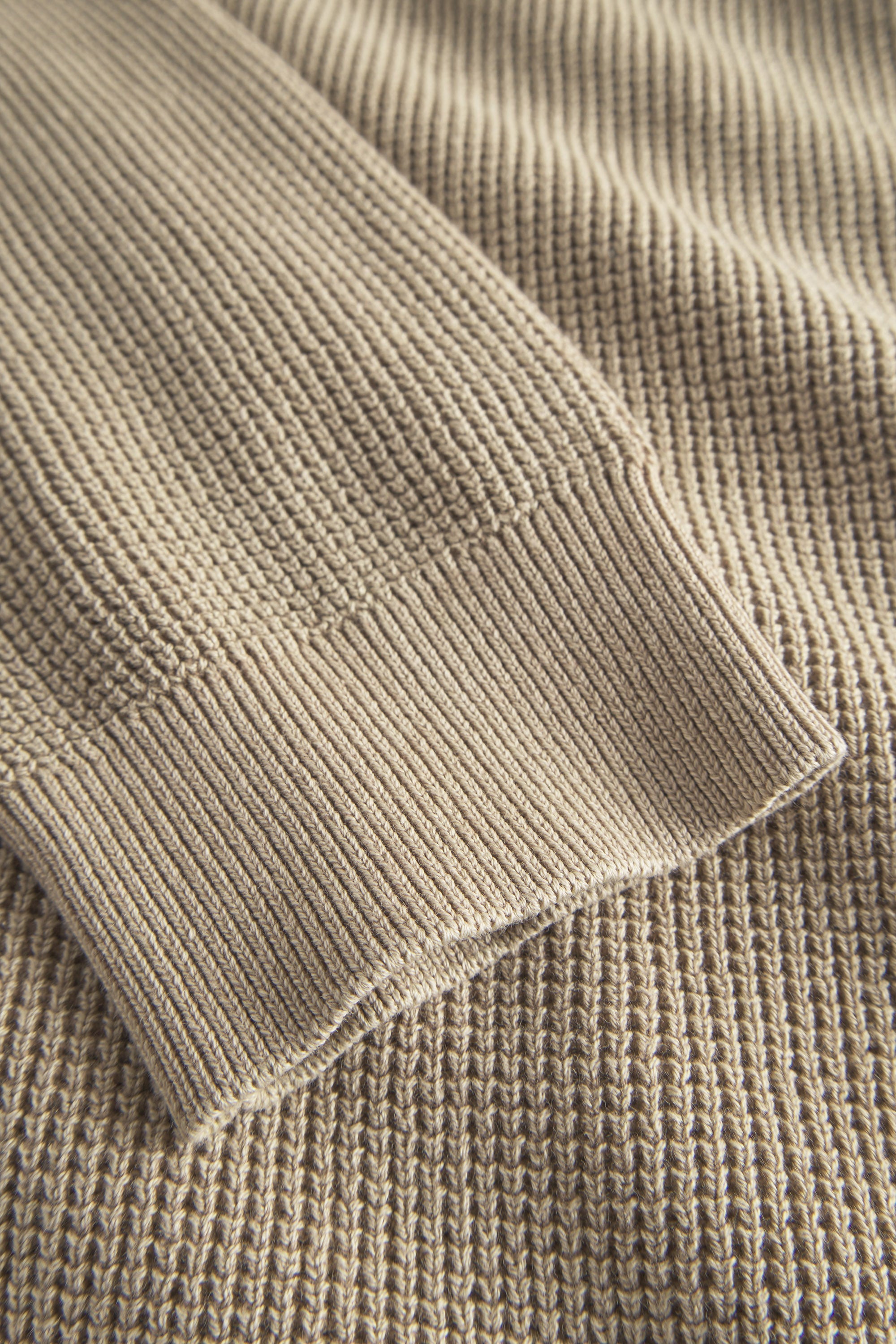 Herren Sweatshirt, beige, 100% Baumwolle von Colours & Sons