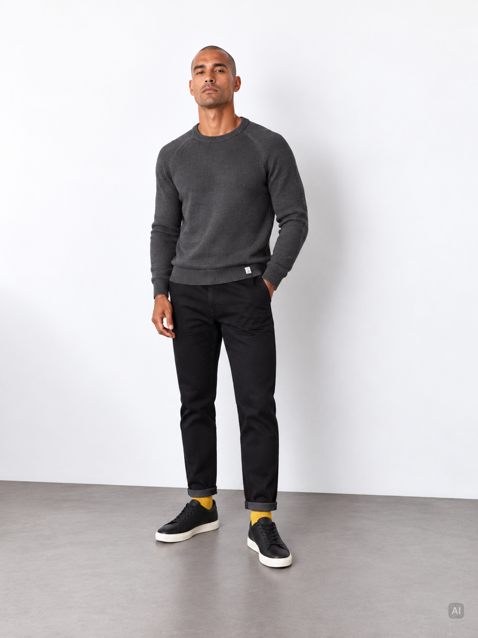 Roundneck Basic - Anthracite