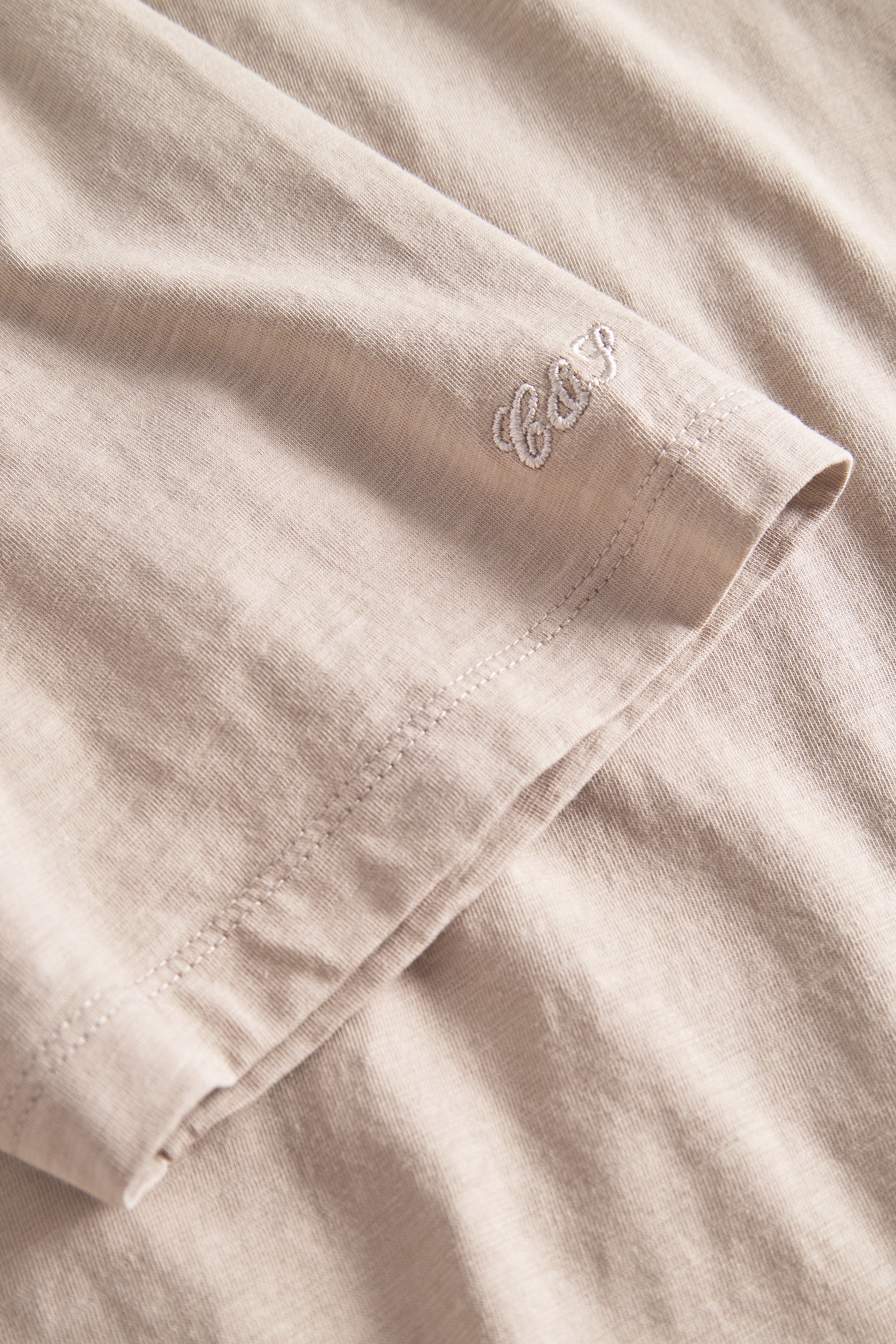 Herren T-Shirt, beige, 100% Baumwolle von Colours & Sons