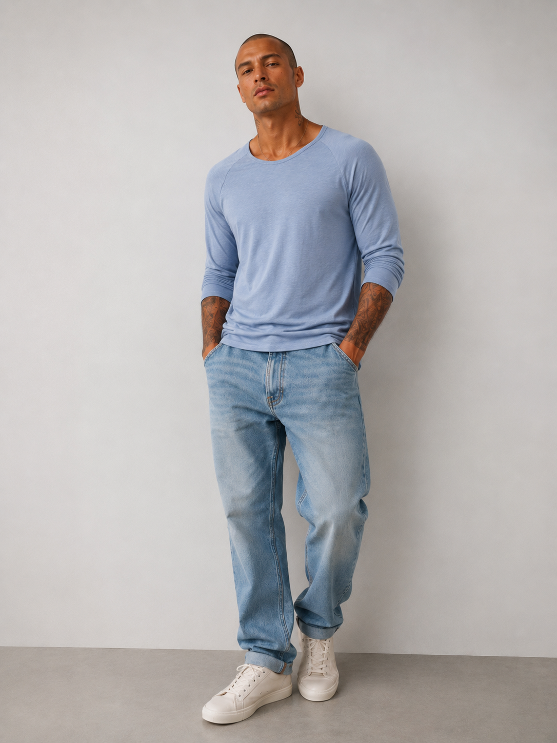 Longsleeve Slub - Denim