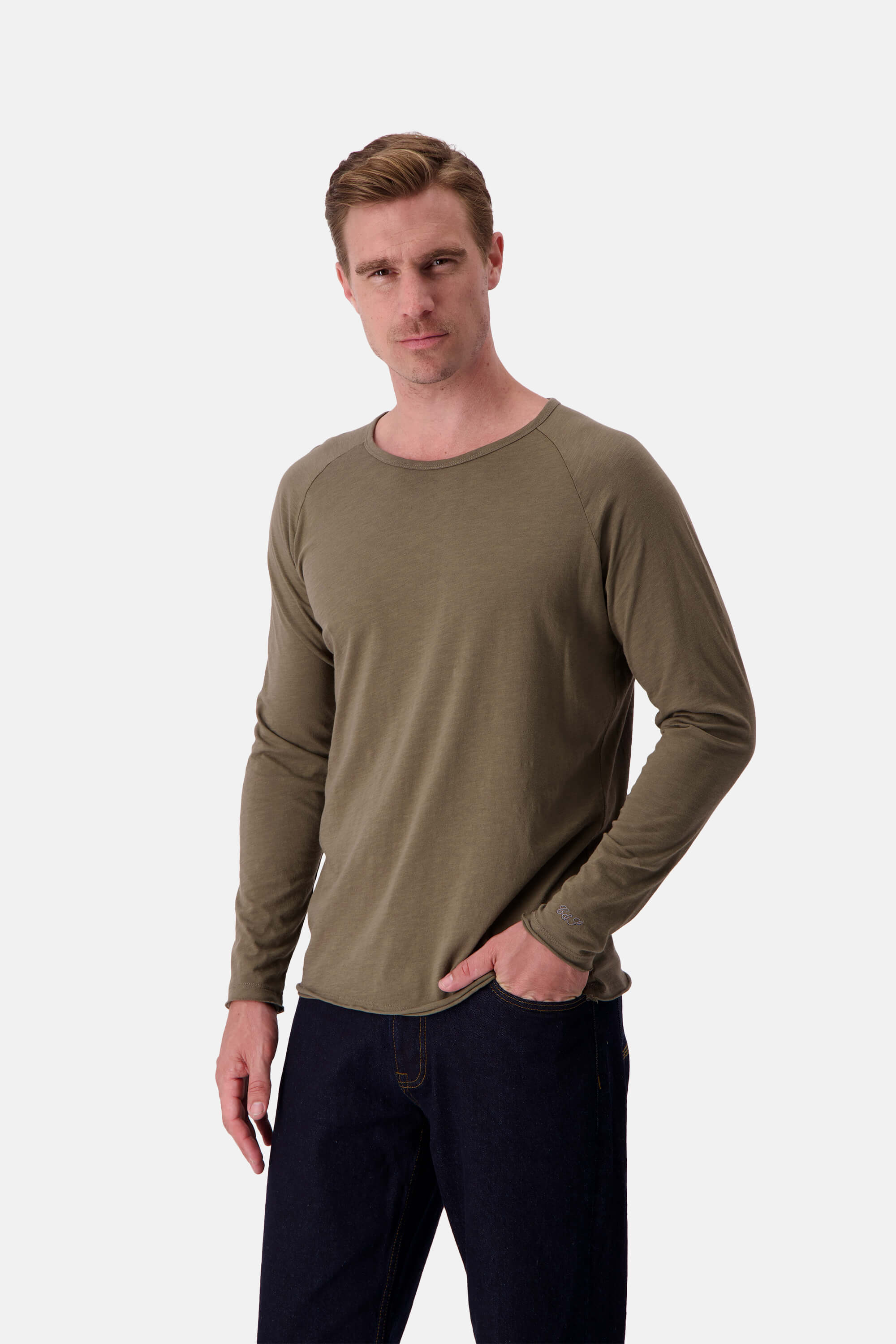 Longsleeve Slub - Olive