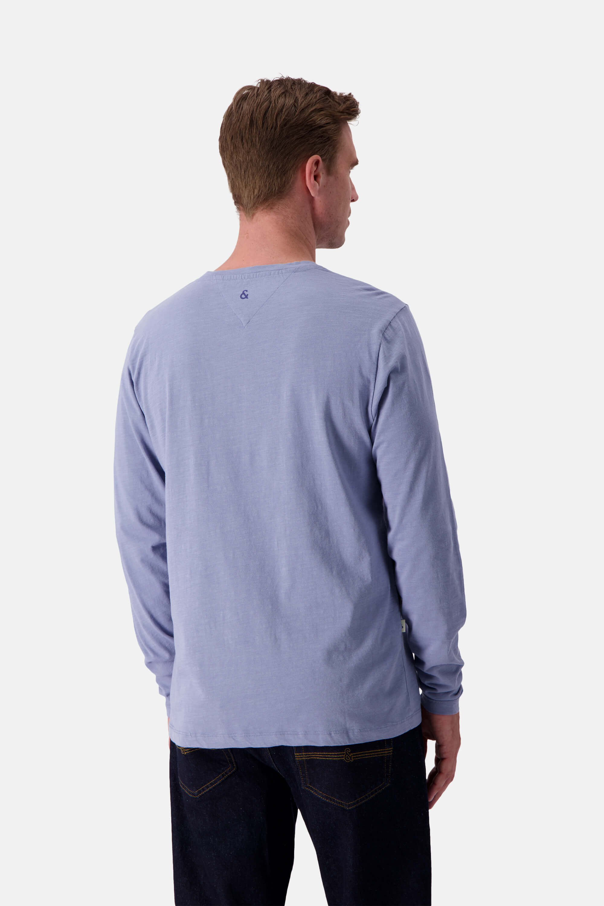 Henley Shirt Slub - Denim