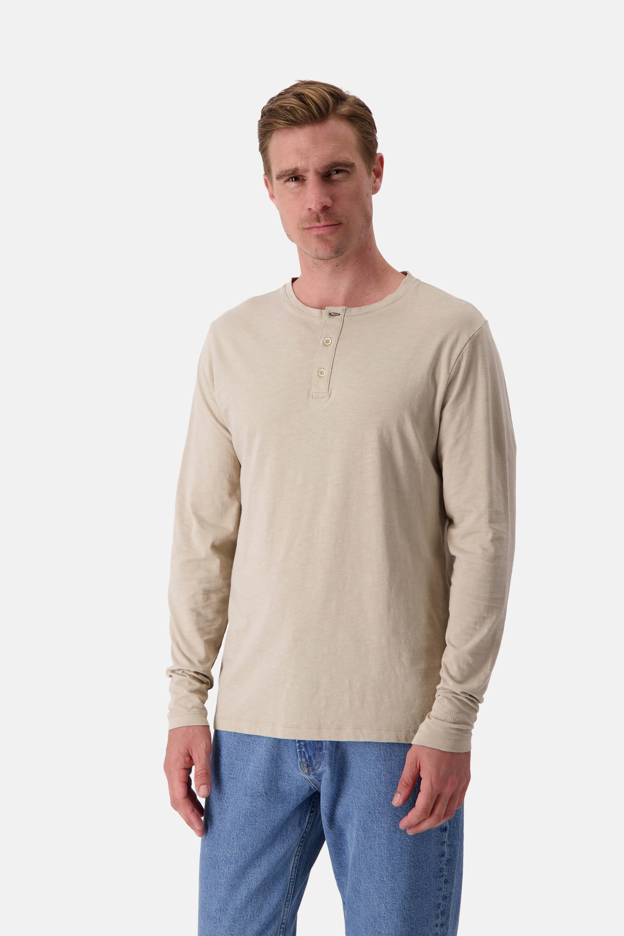 Henley Shirt Slub - Tent