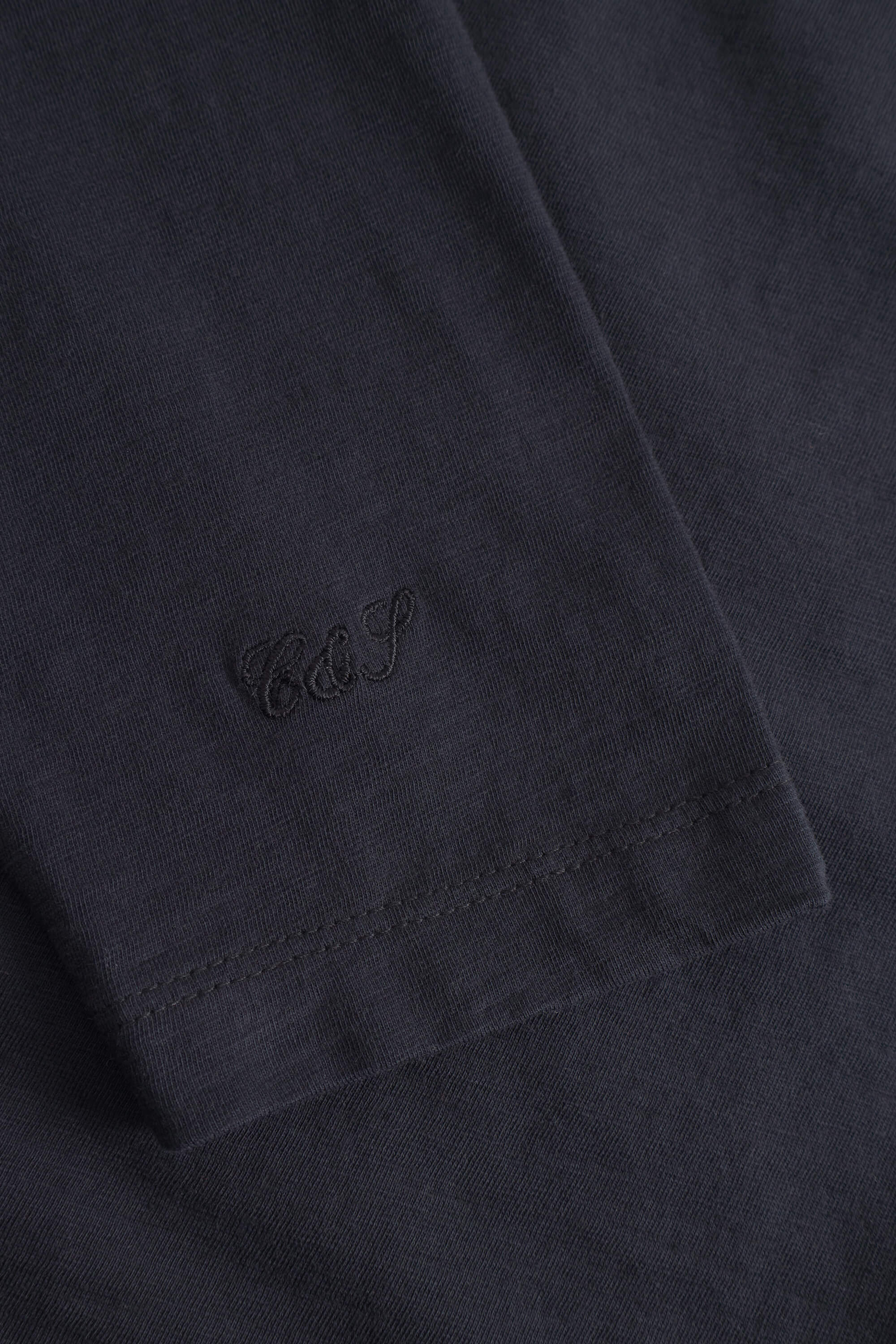 Henley Shirt Slub - Anthracite