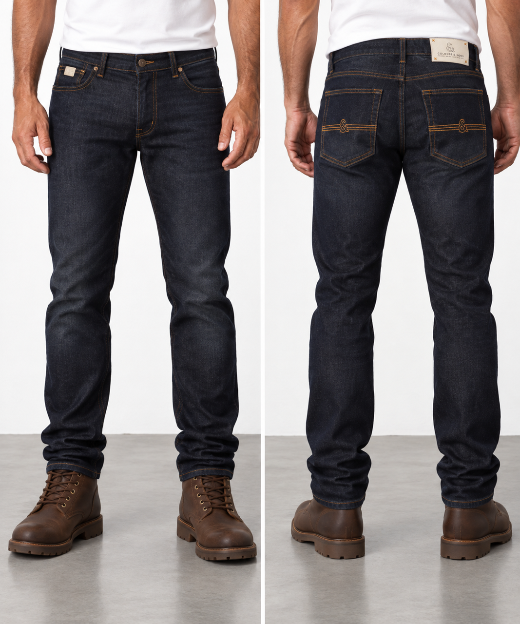 Denim Cropped Stretch - Raw Denim