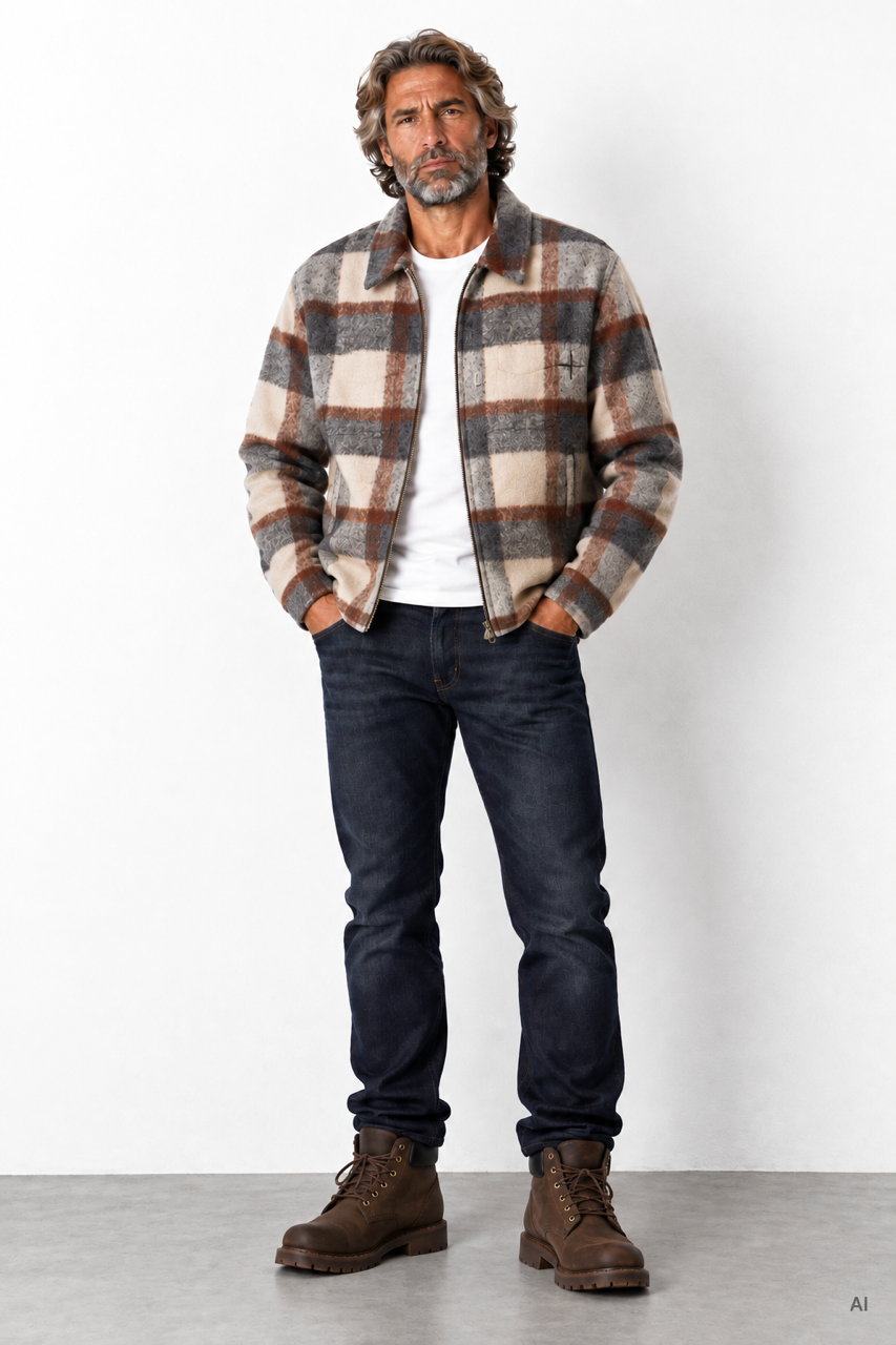 Denim Cropped Stretch - Raw Denim
