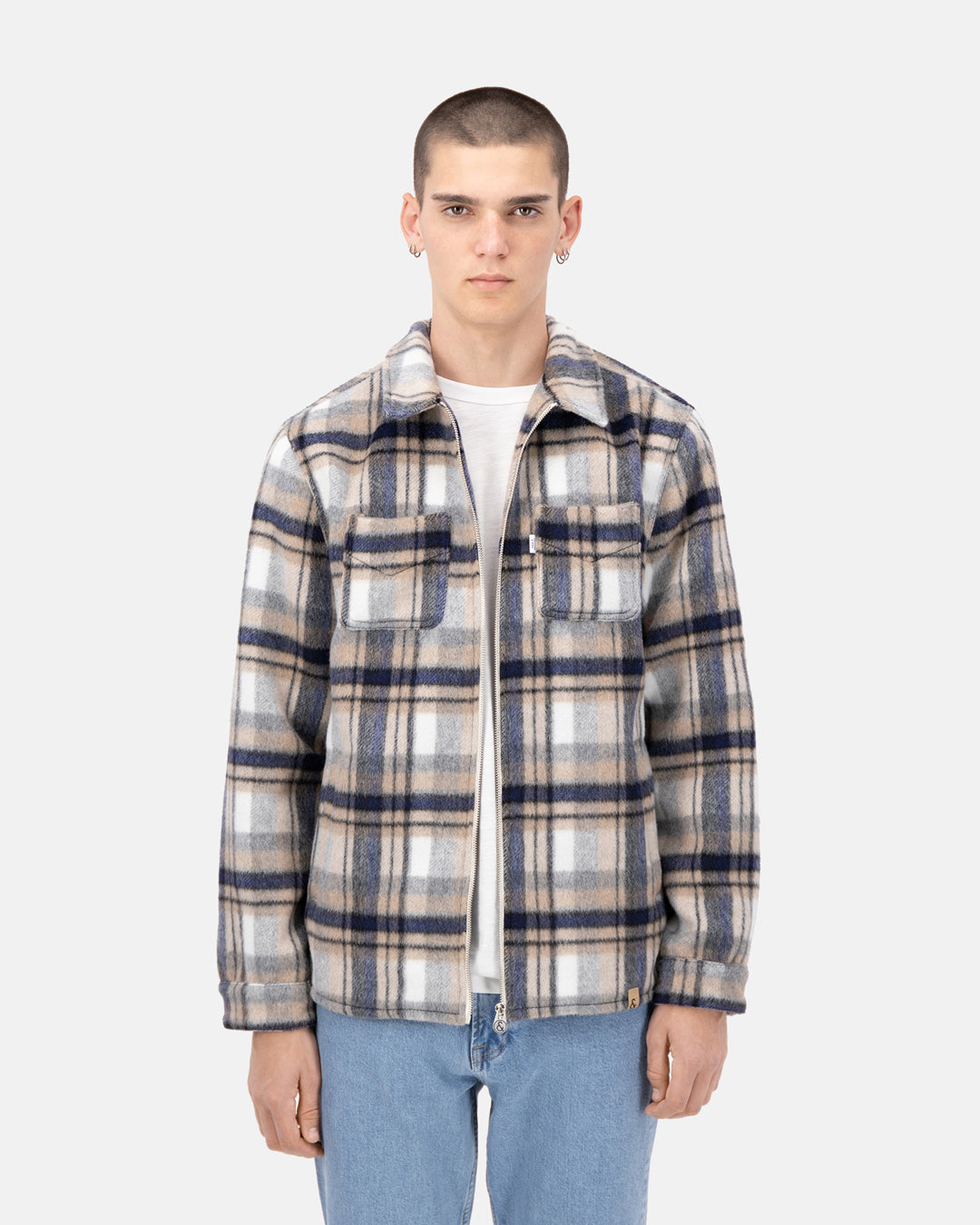 Worker Jacket Zipped - River Check