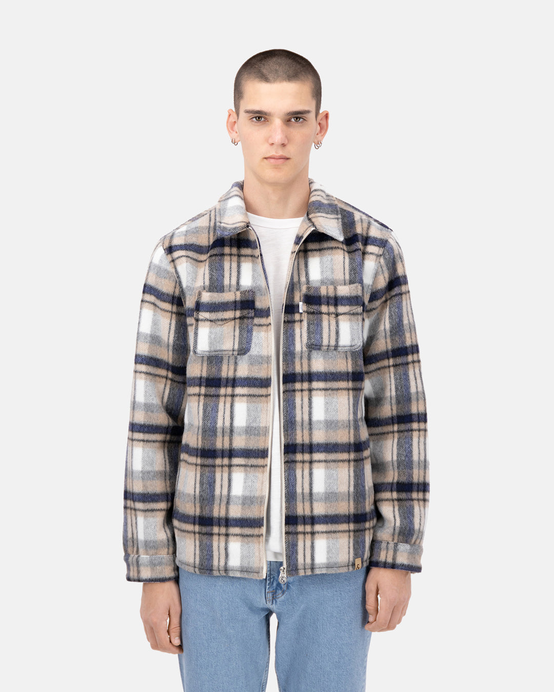 Worker Jacket-Zipped - River Check