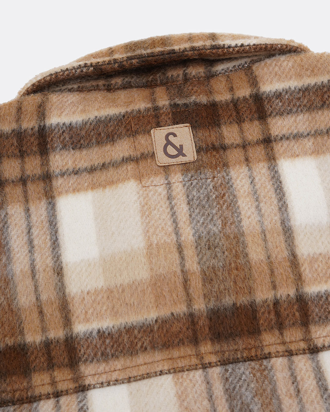 Worker Jacket Zipped - Tobacco Check