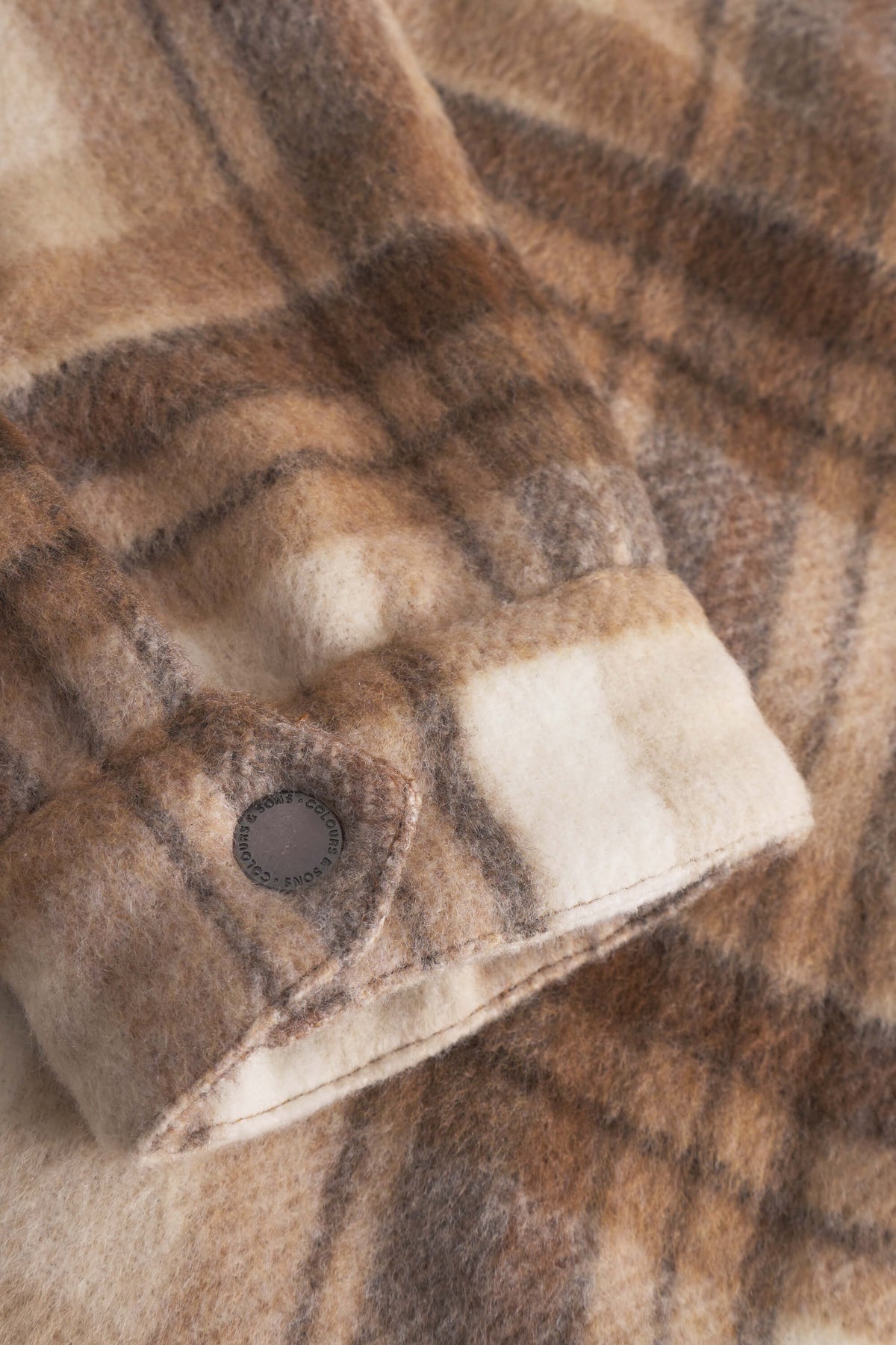 Worker Jacket Zipped - Tobacco Check