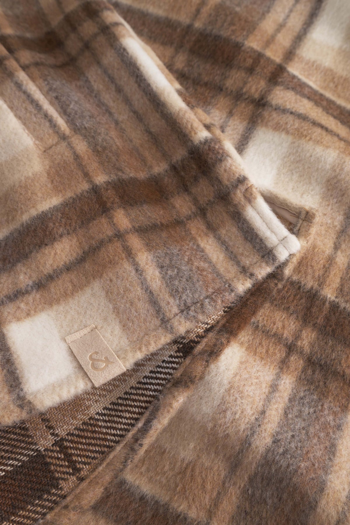 Worker Jacket Zipped - Tobacco Check