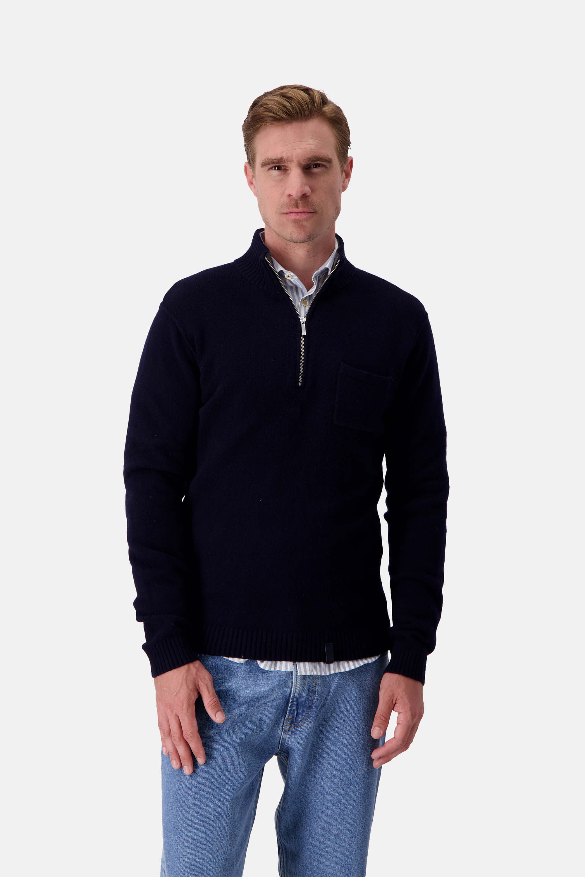 Troyer Woolen Touch - Navy