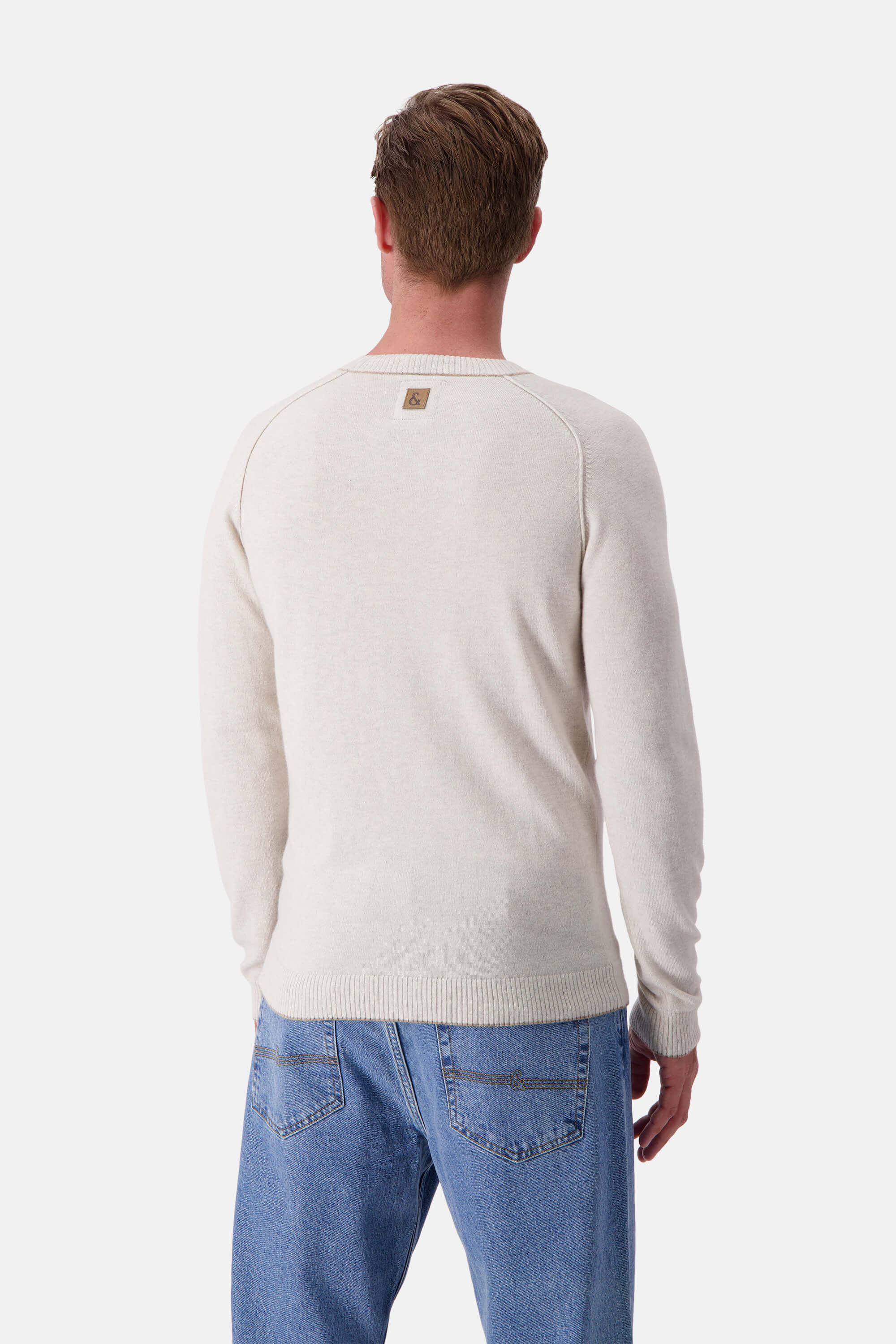 Strickpullover Merino Blend - Offwhite