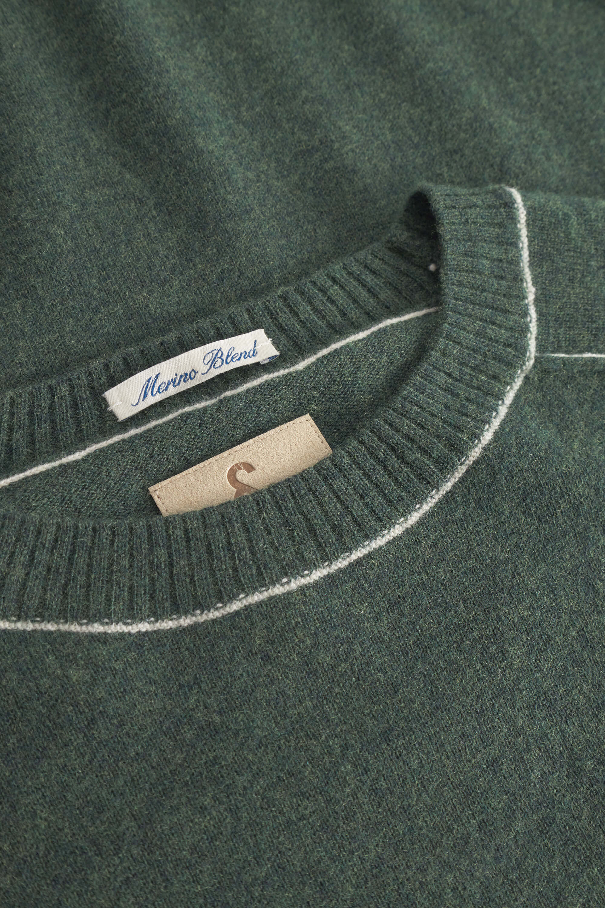 Knitted Jumper Merino Blend - Yucca