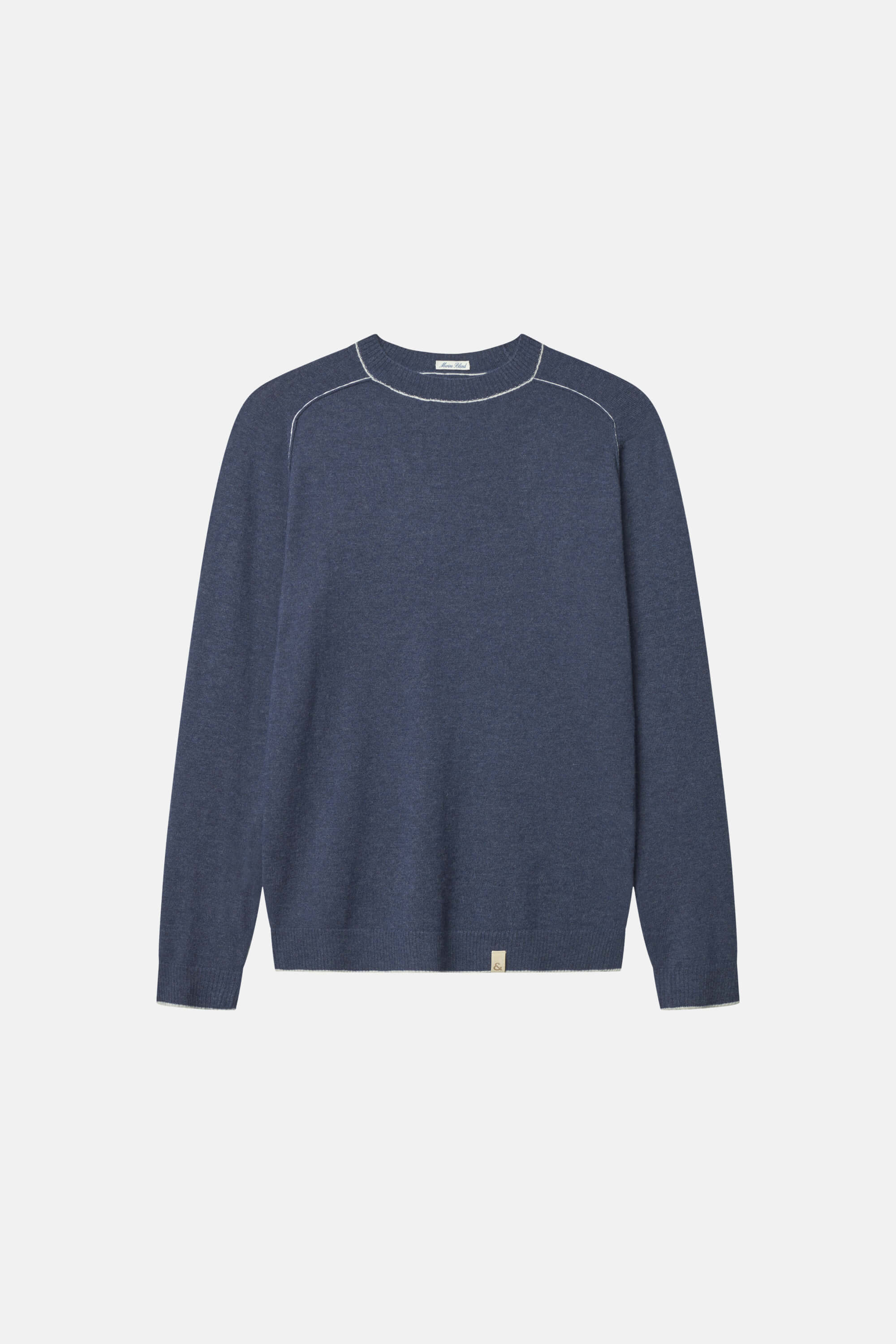 Knitted Jumper Merino Blend - Navy