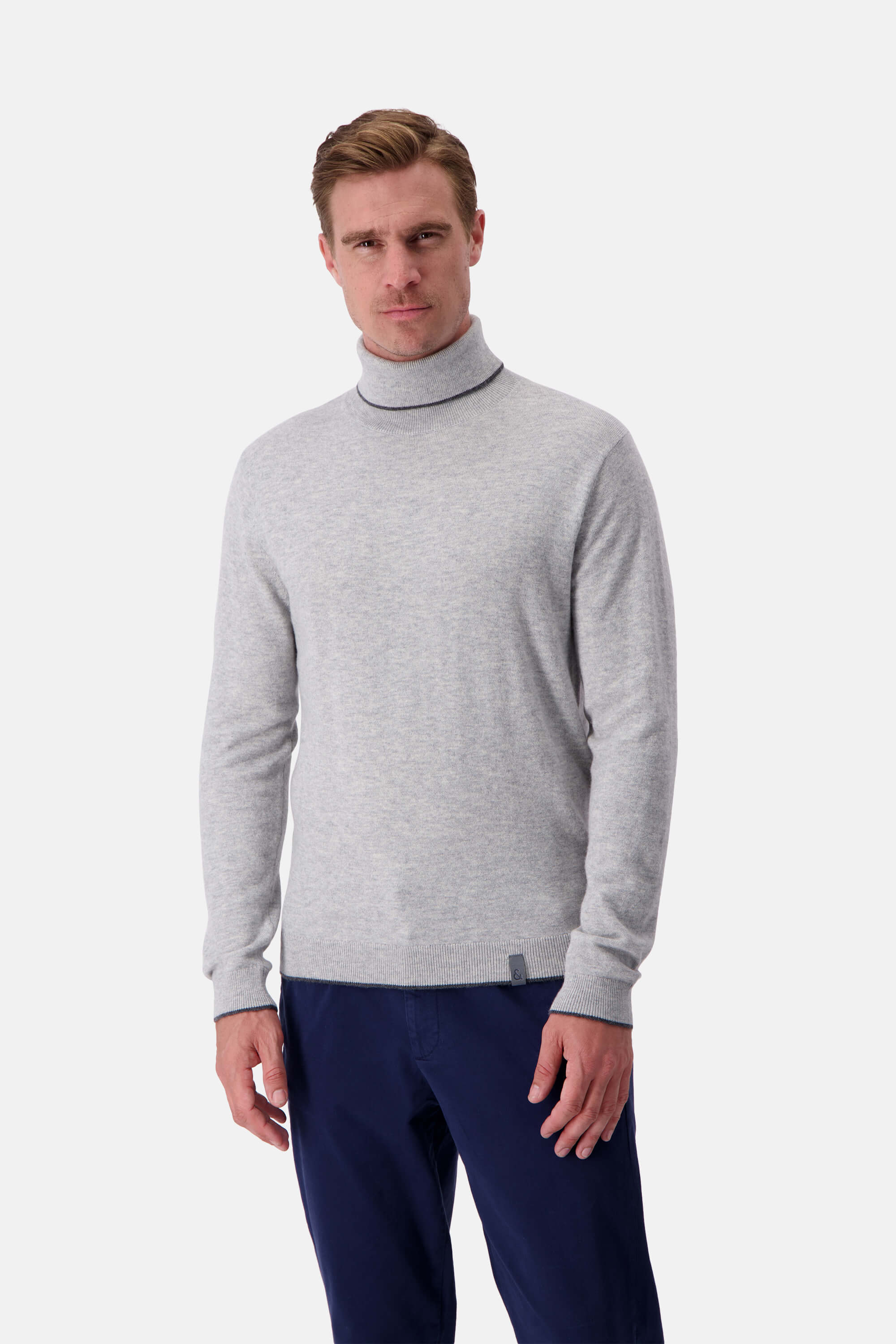 Strickpullover Merino Blend - Silver