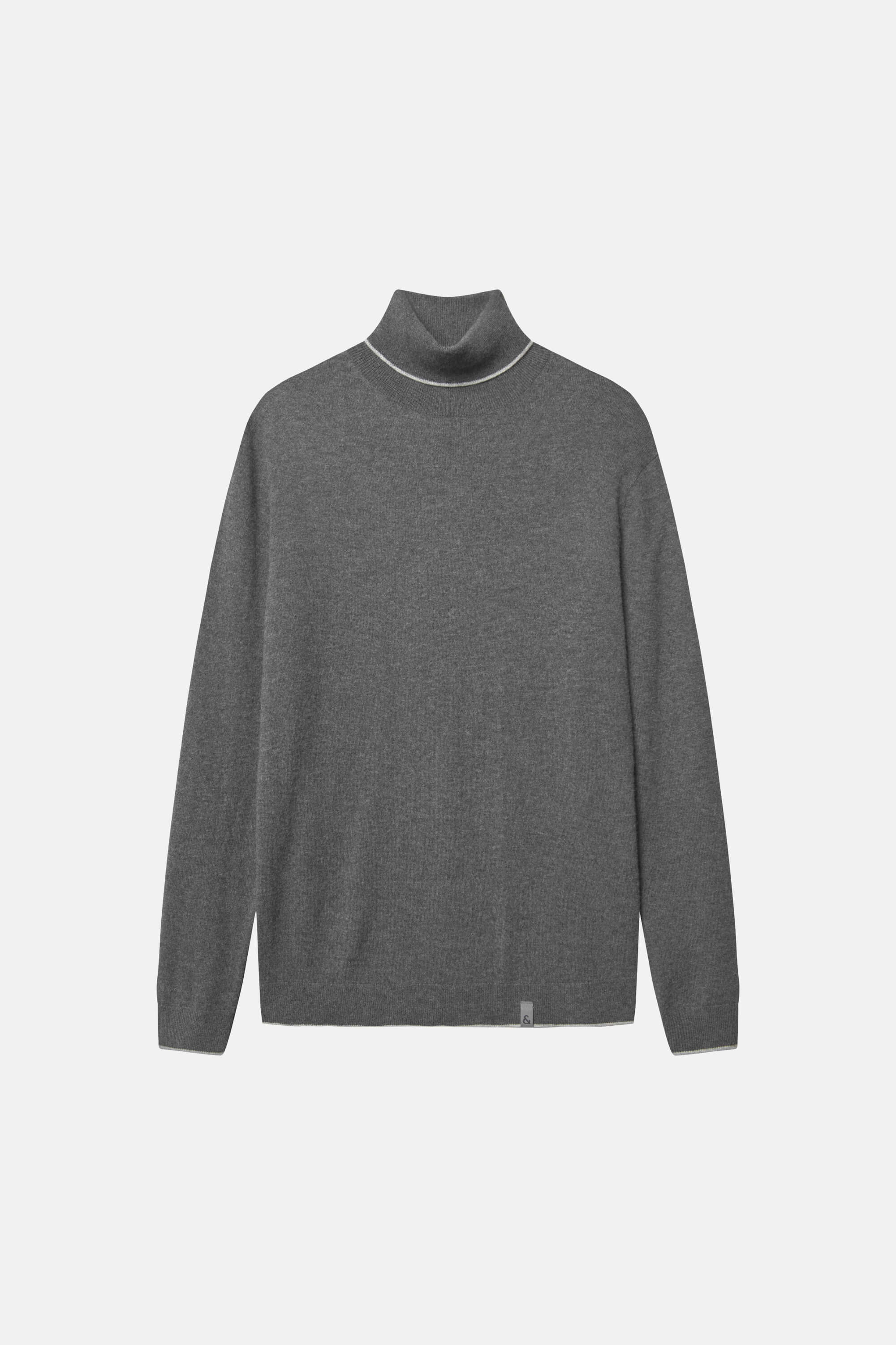 Herren Rollkragenpullover von Colours&Sons, anthrazit, Merinomischung