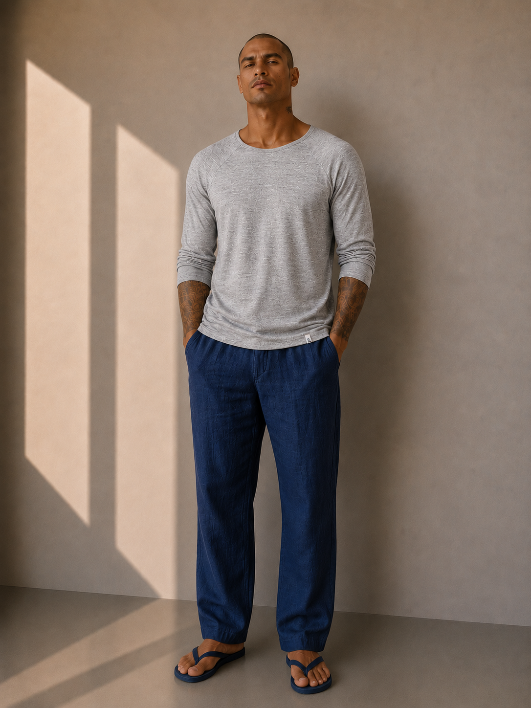 Pullover Slub - Silver