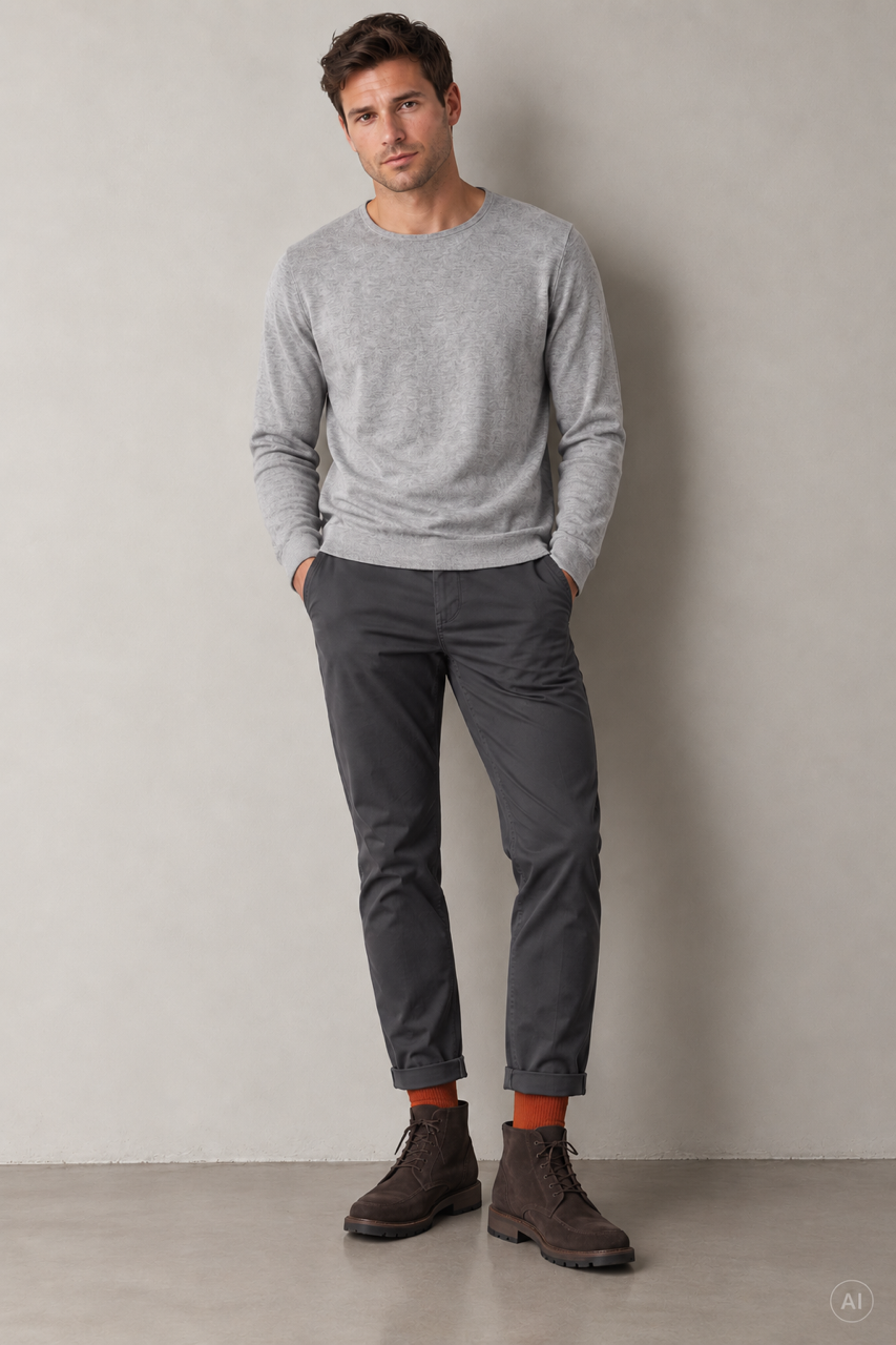 Sweater Slub - Silver