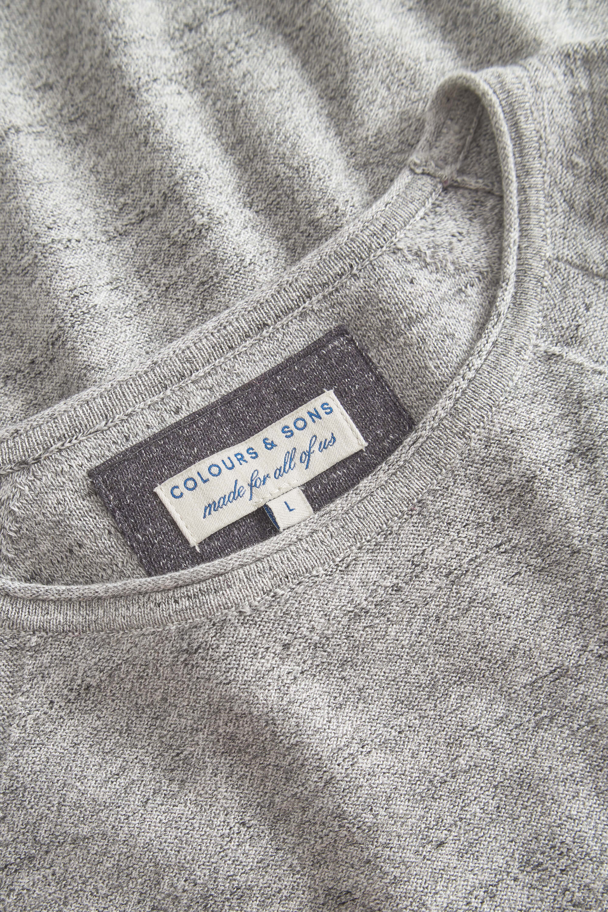 Pullover Slub - Silver