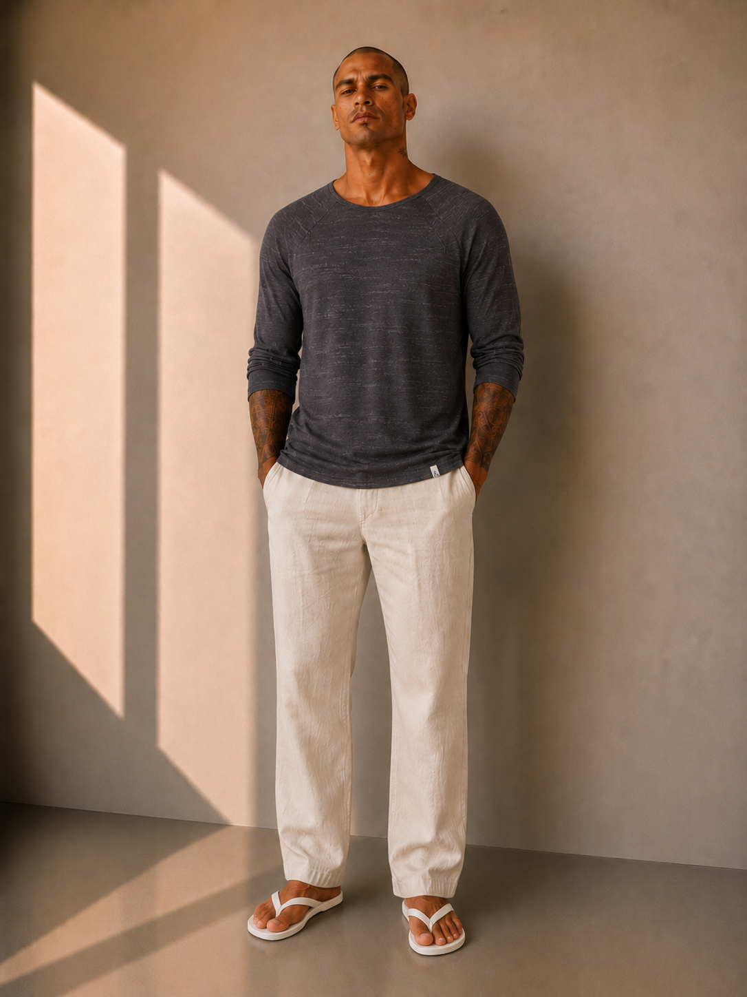 Pullover Slub - Anthracite