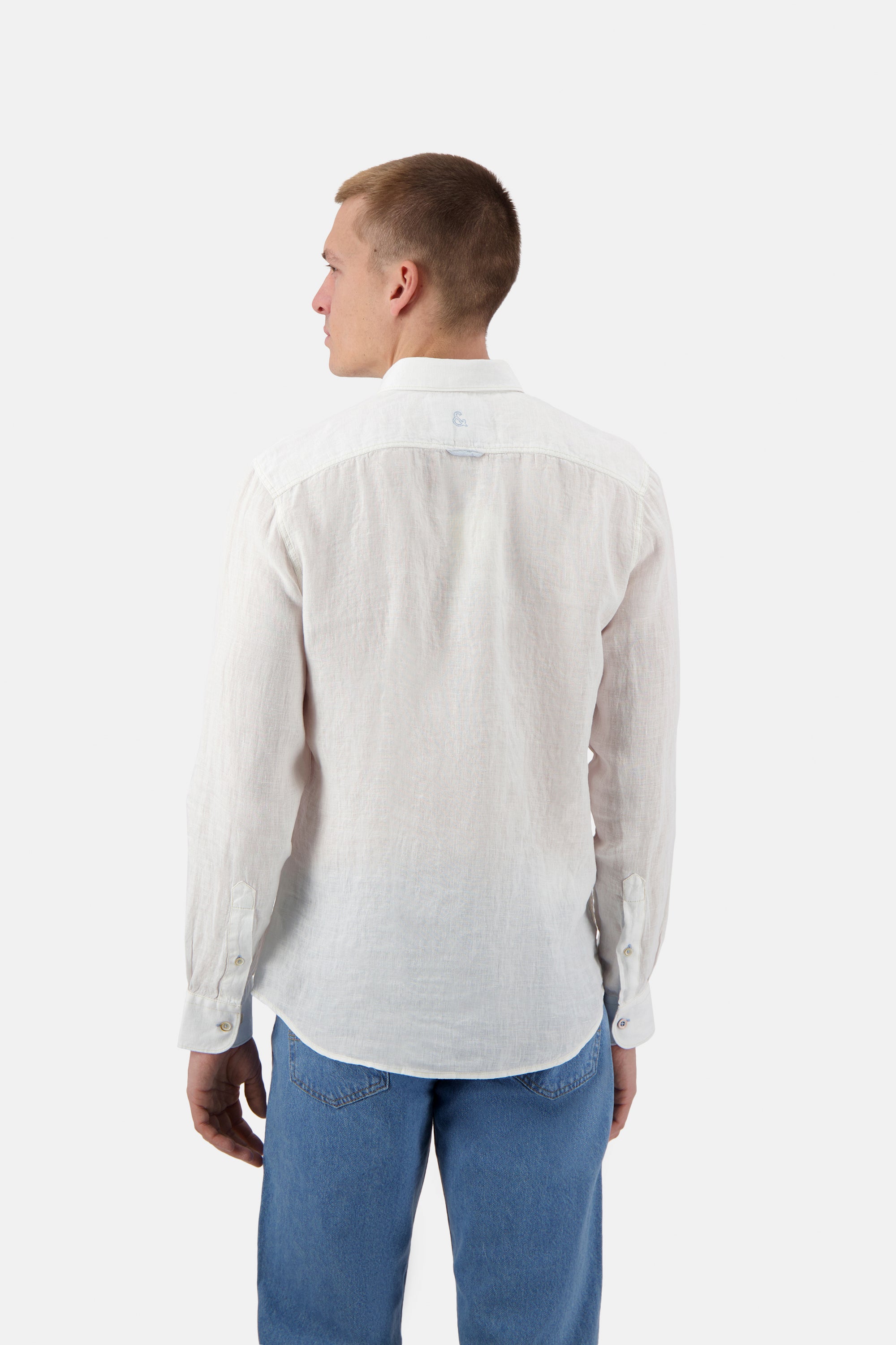 Basic Linen Shirt - White