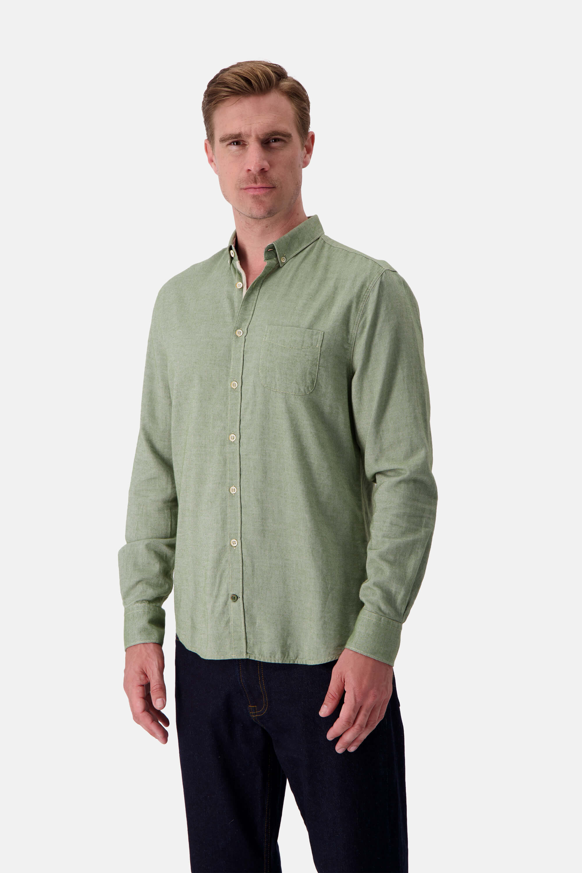 Shirt Twill Basic - Clover