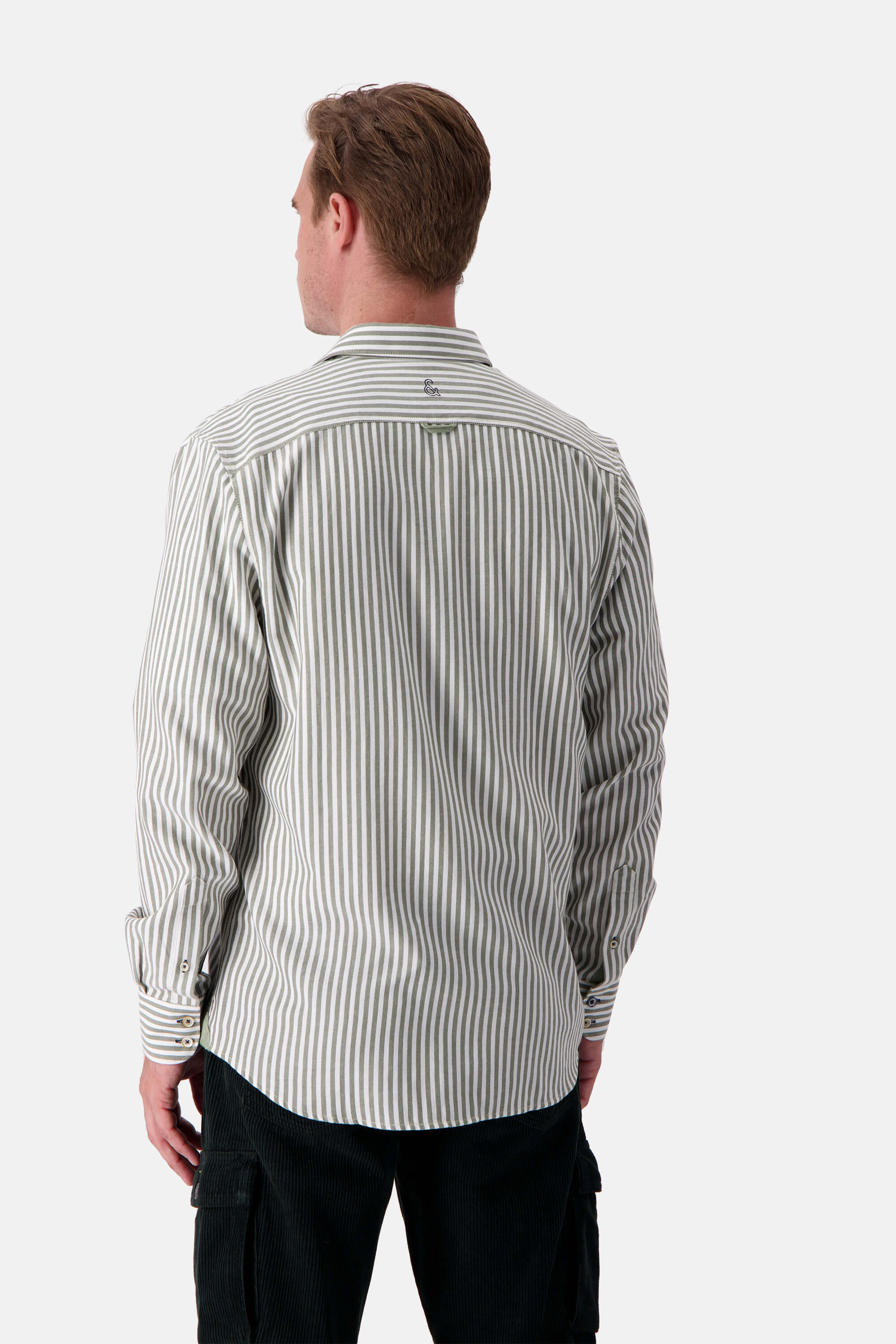 Shirt Twill Basic - Clover Stripes