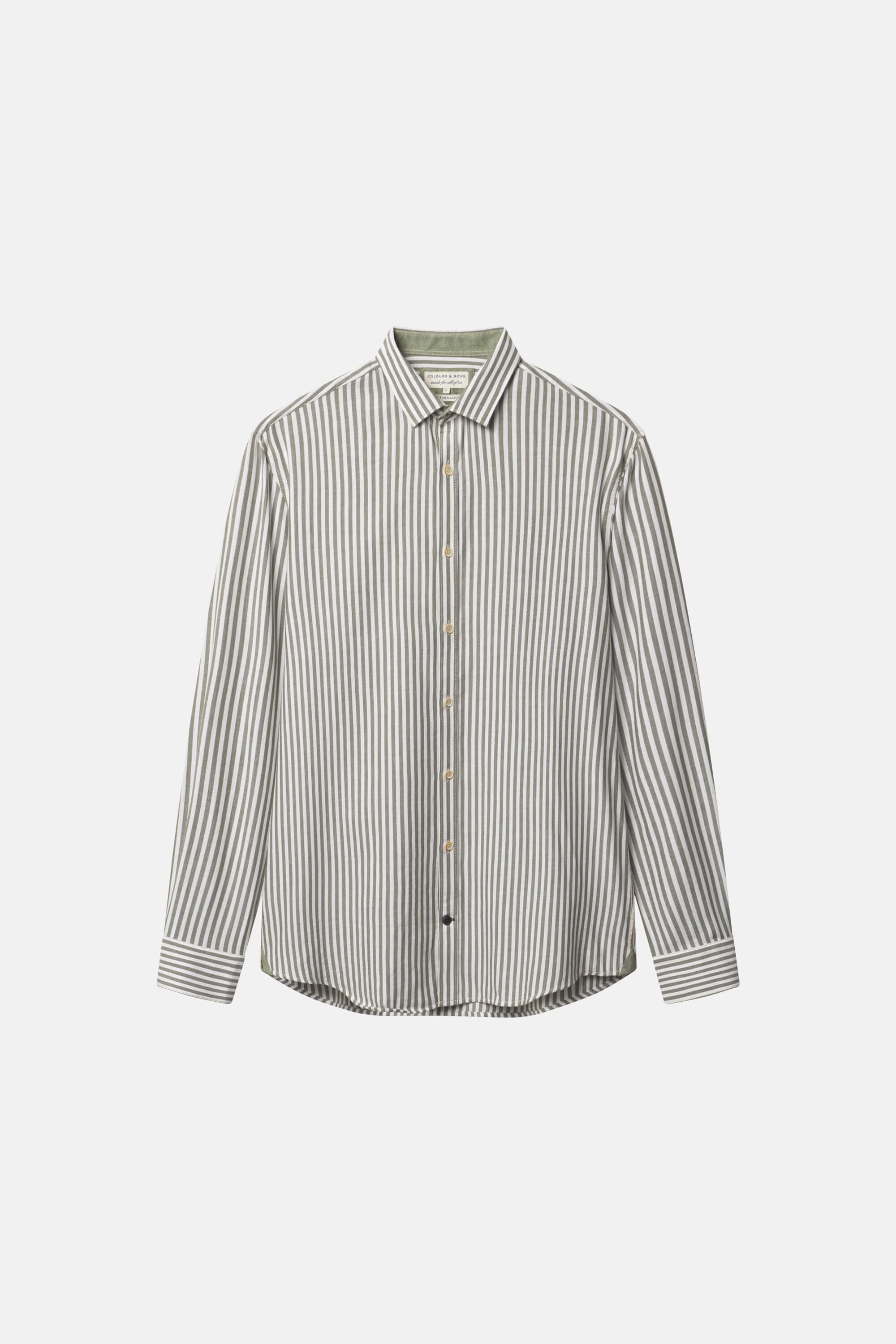 Shirt Twill Basic - Clover Stripes