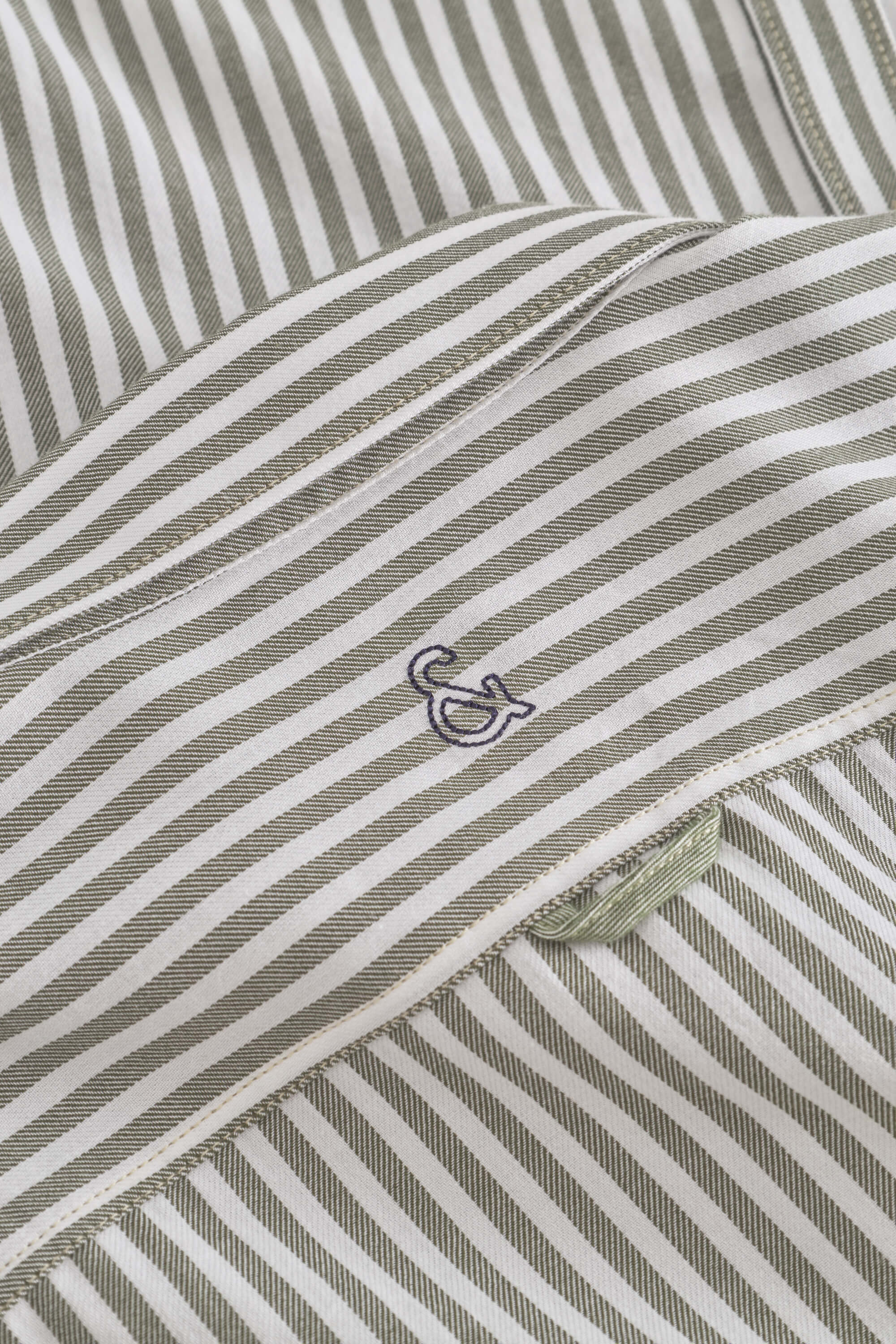 Shirt Twill Basic - Clover Stripes