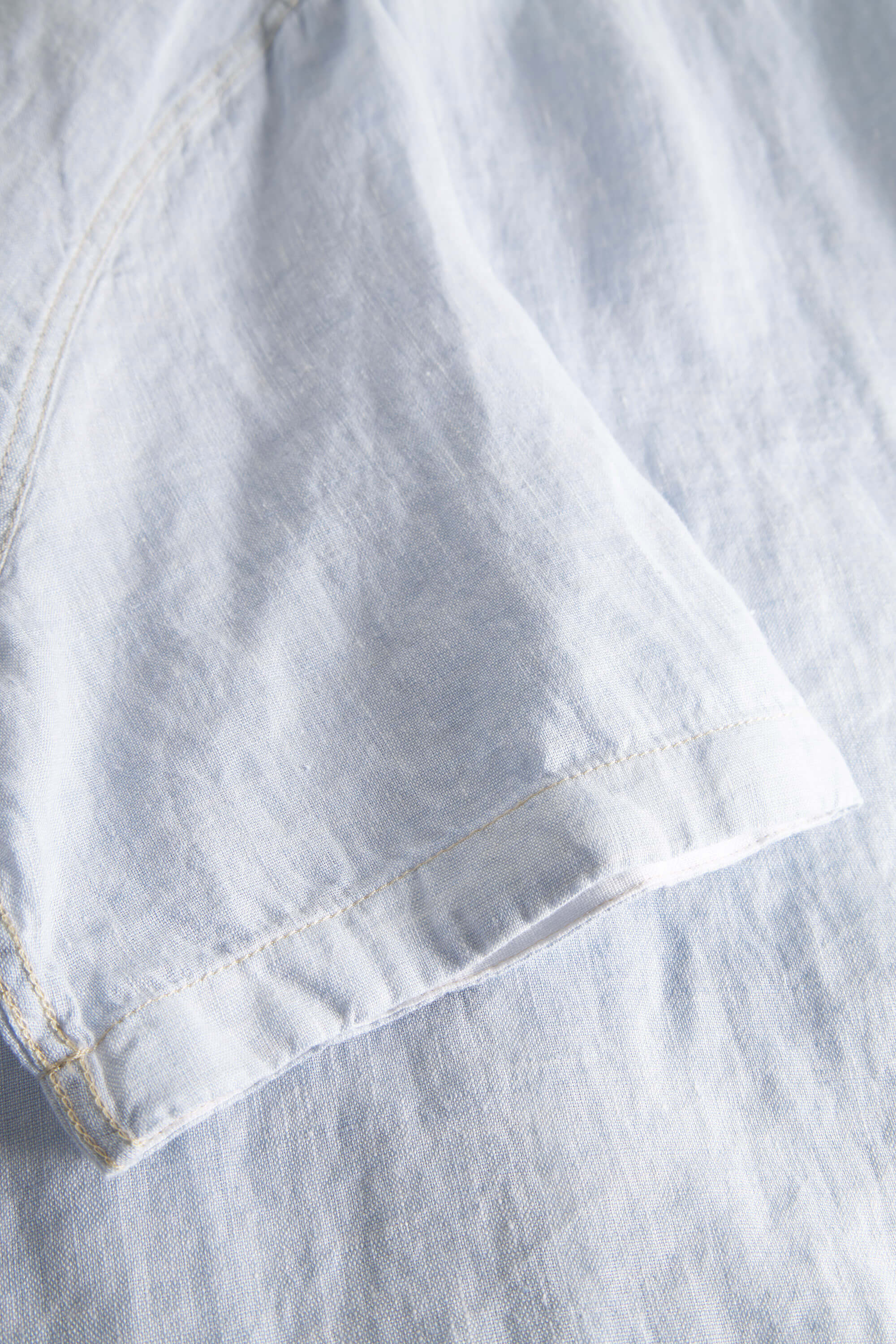Basic Linen Shirt - Vintage Blue