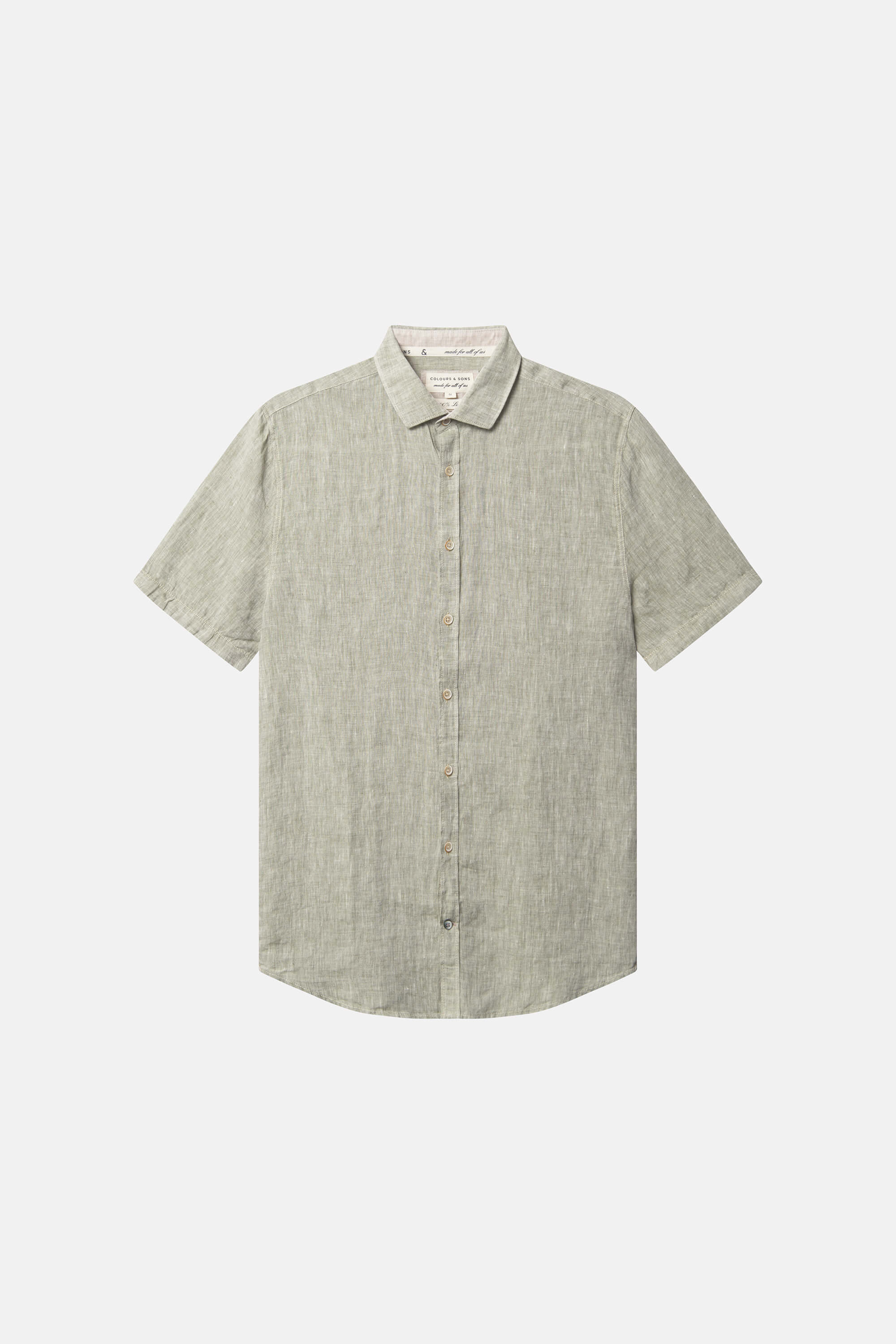 Basic Linen Shirt - Olive