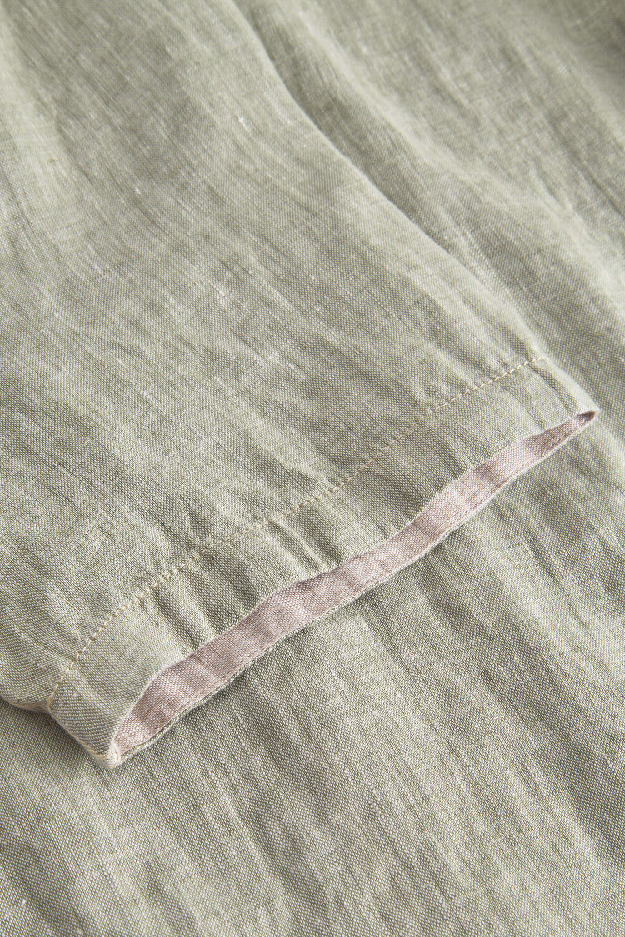 Basic Linen Shirt - Olive