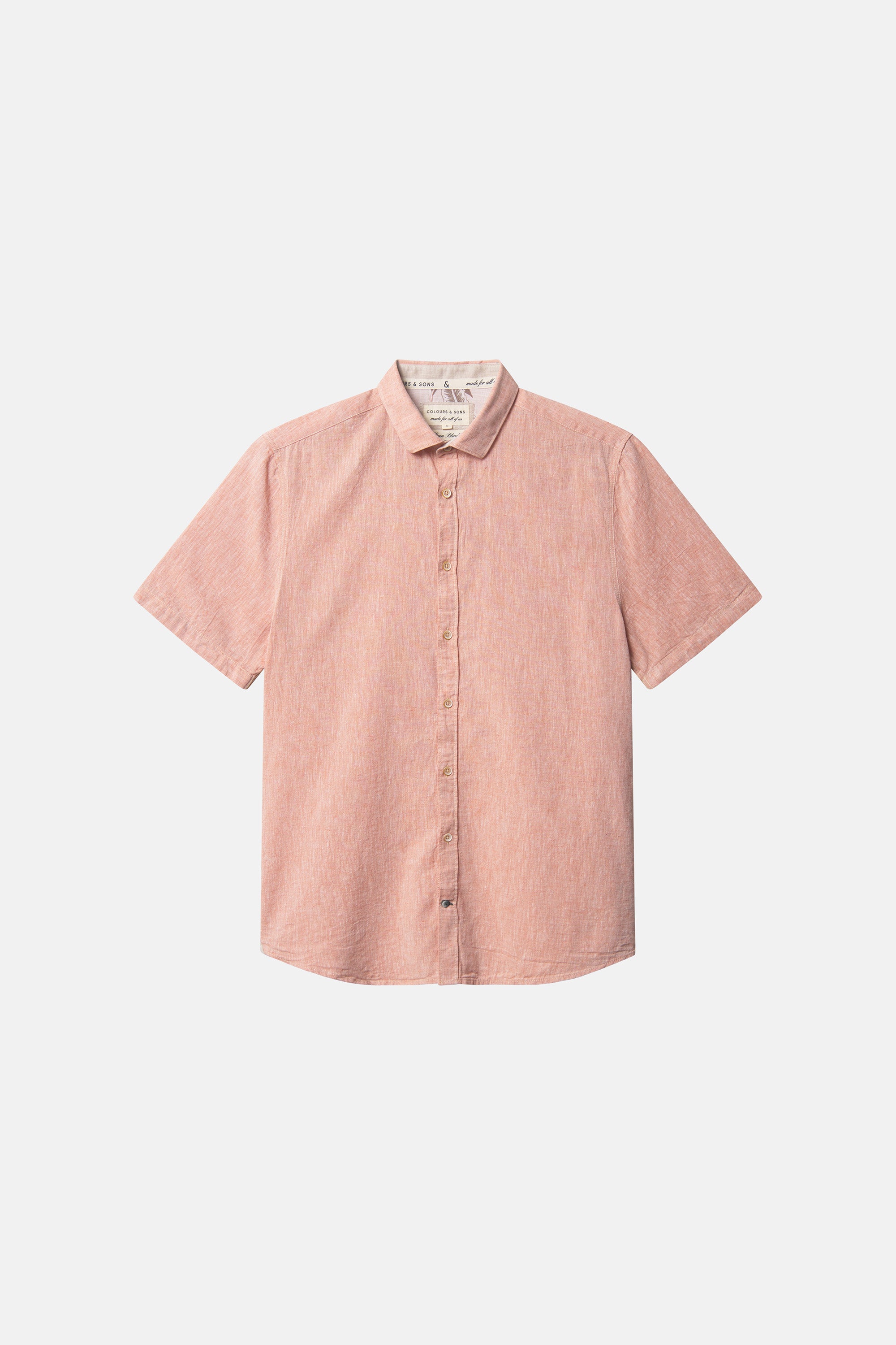 Basic Linen Shirt Short Sleeve - Sienna