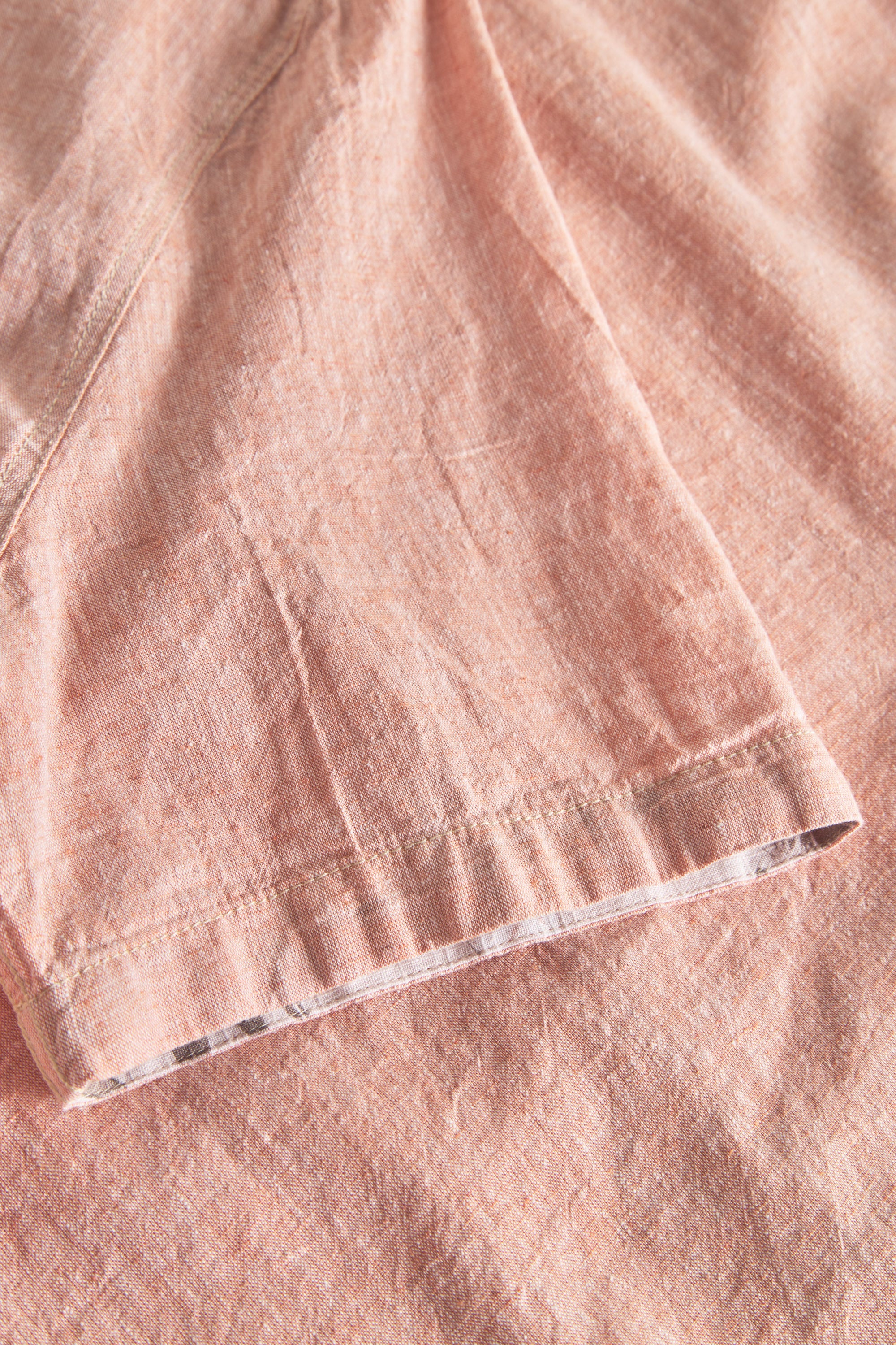 Basic Linen Shirt Short Sleeve - Sienna