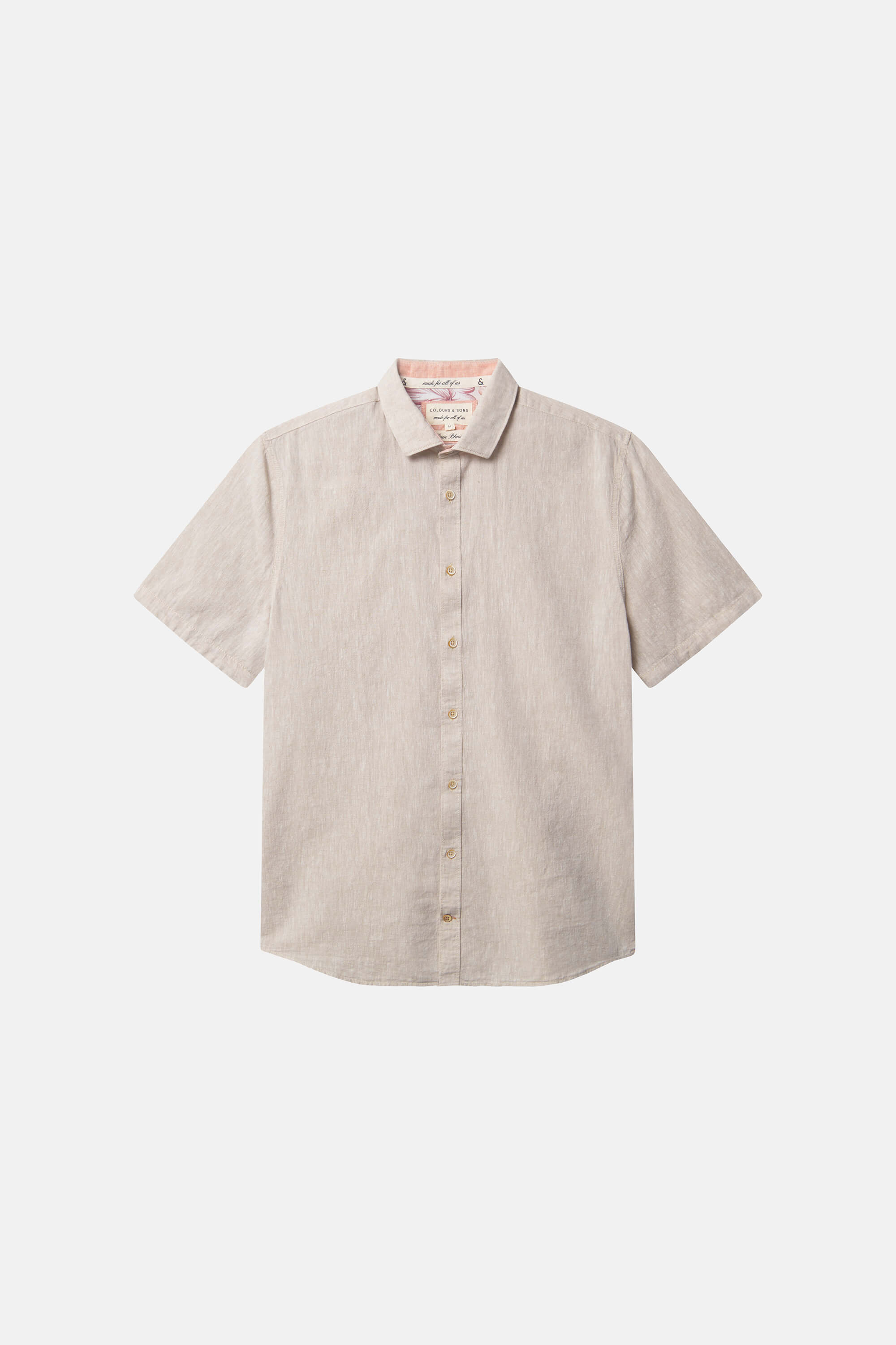 Basic Linen Shirt Short Sleeve - Tent