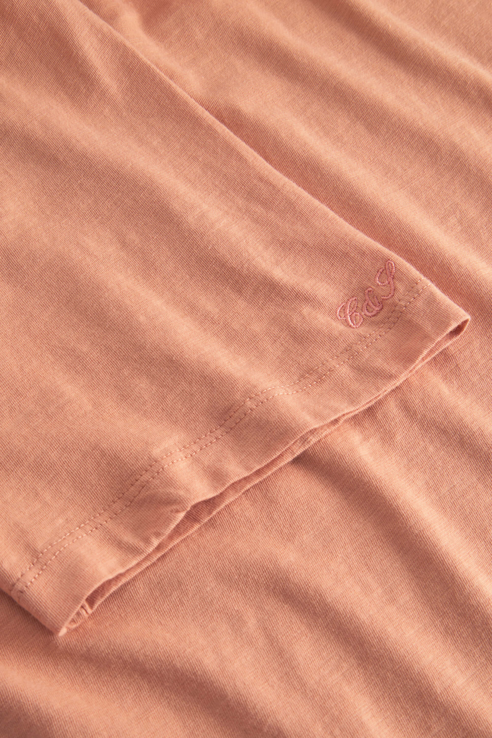 Henley - Slub - Peach