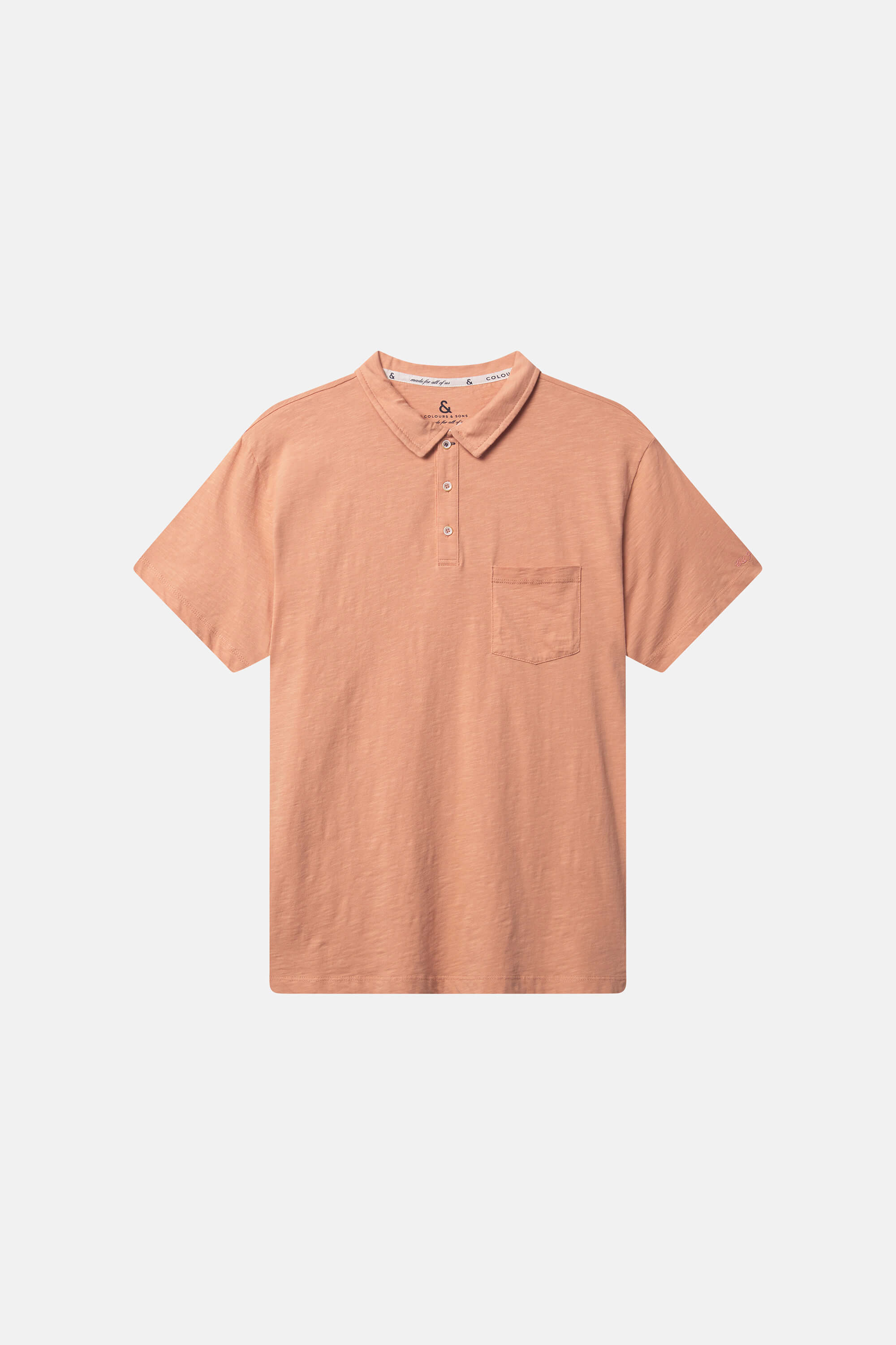 Henley - Slub - Peach